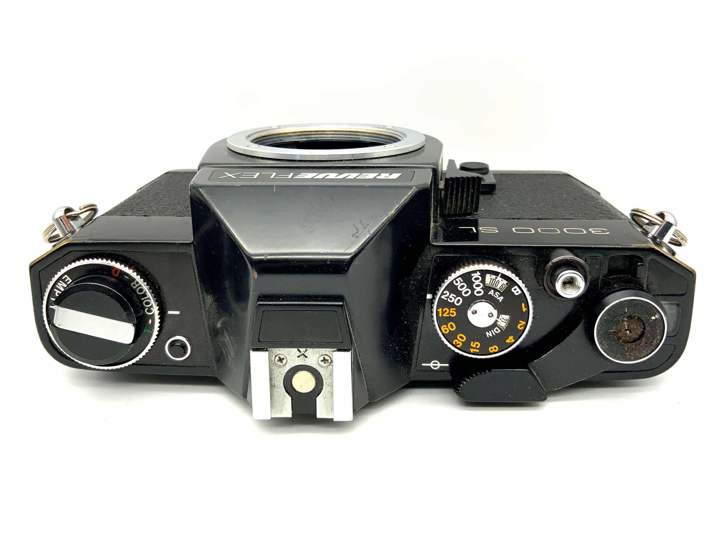 Revue Flex 3000 SL 35mm SLR camera body (M42) !Light meter defective!