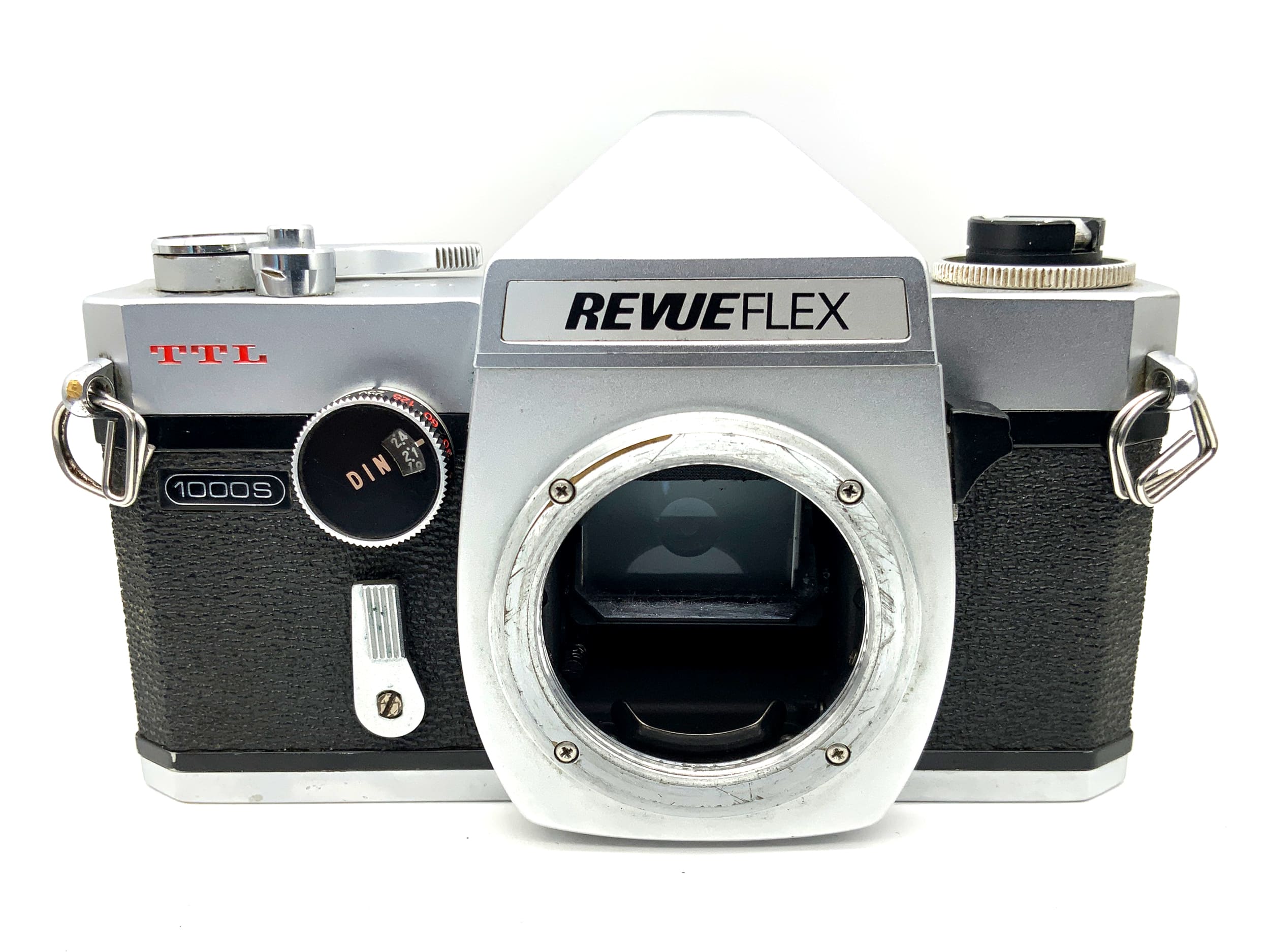 Revue Flex 1000S 35mm SLR camera TTL body! Light meter defective!