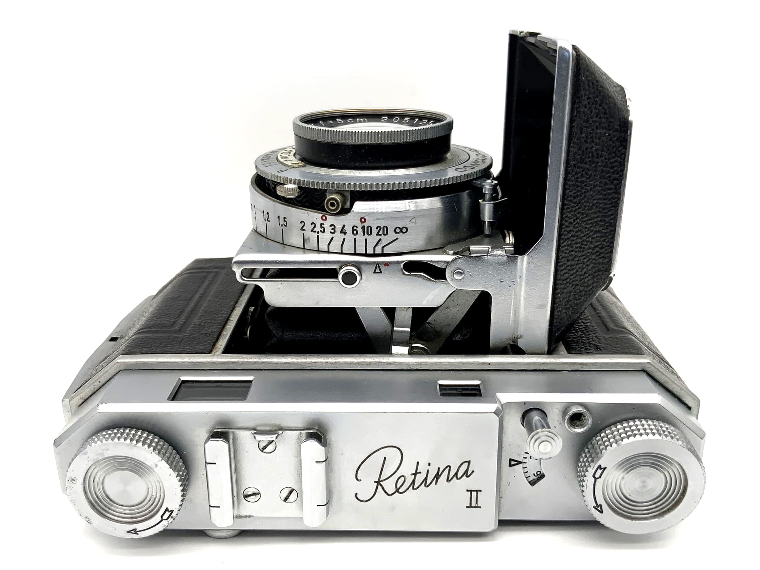 Kodak Retina II folding camera with Heligon 1:2 50mm 5cm 2 Schneider Kreuznach