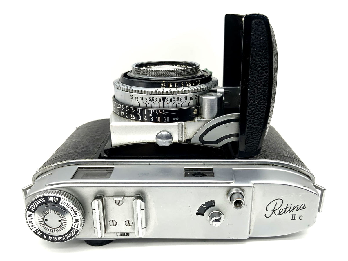 Kodak Retina IIc folding camera with xenon 1:2.8 50mm red C 2c Rangefinder Big C
