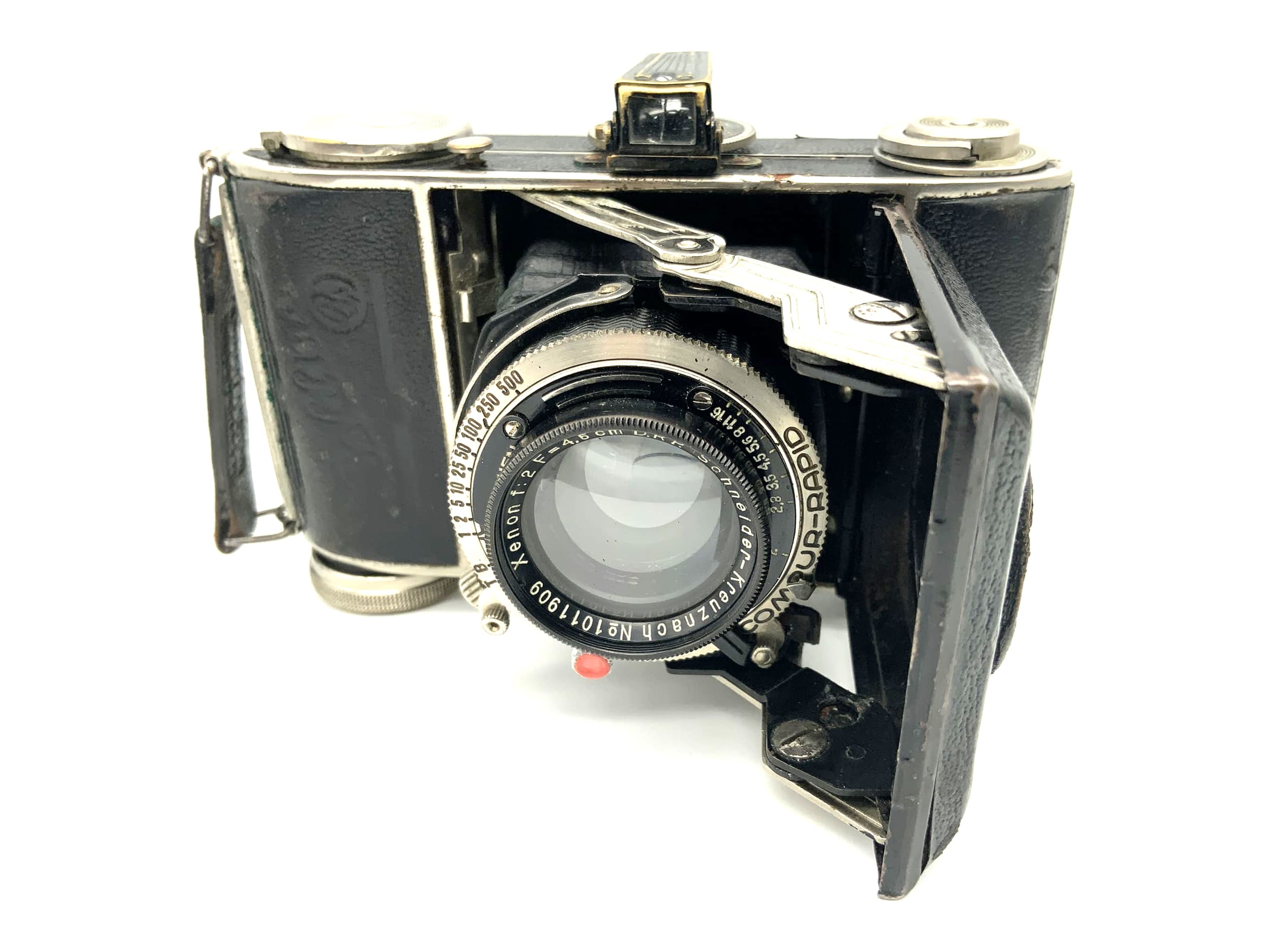 Balda Baldina folding camera with xenon 1:2 4.5cm DPR Schneider Kreuznach