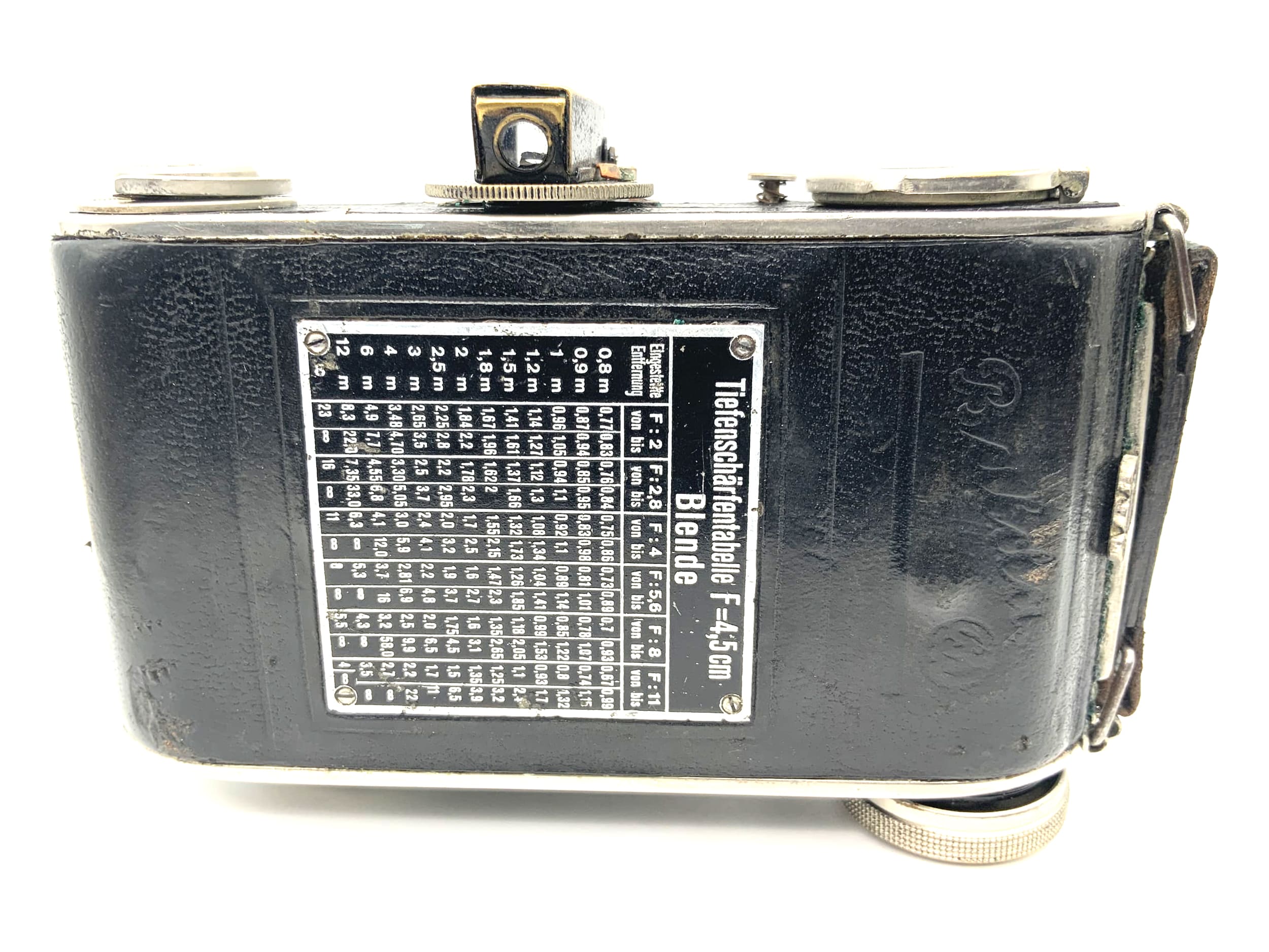 Balda Baldina folding camera with xenon 1:2 4.5cm DPR Schneider Kreuznach