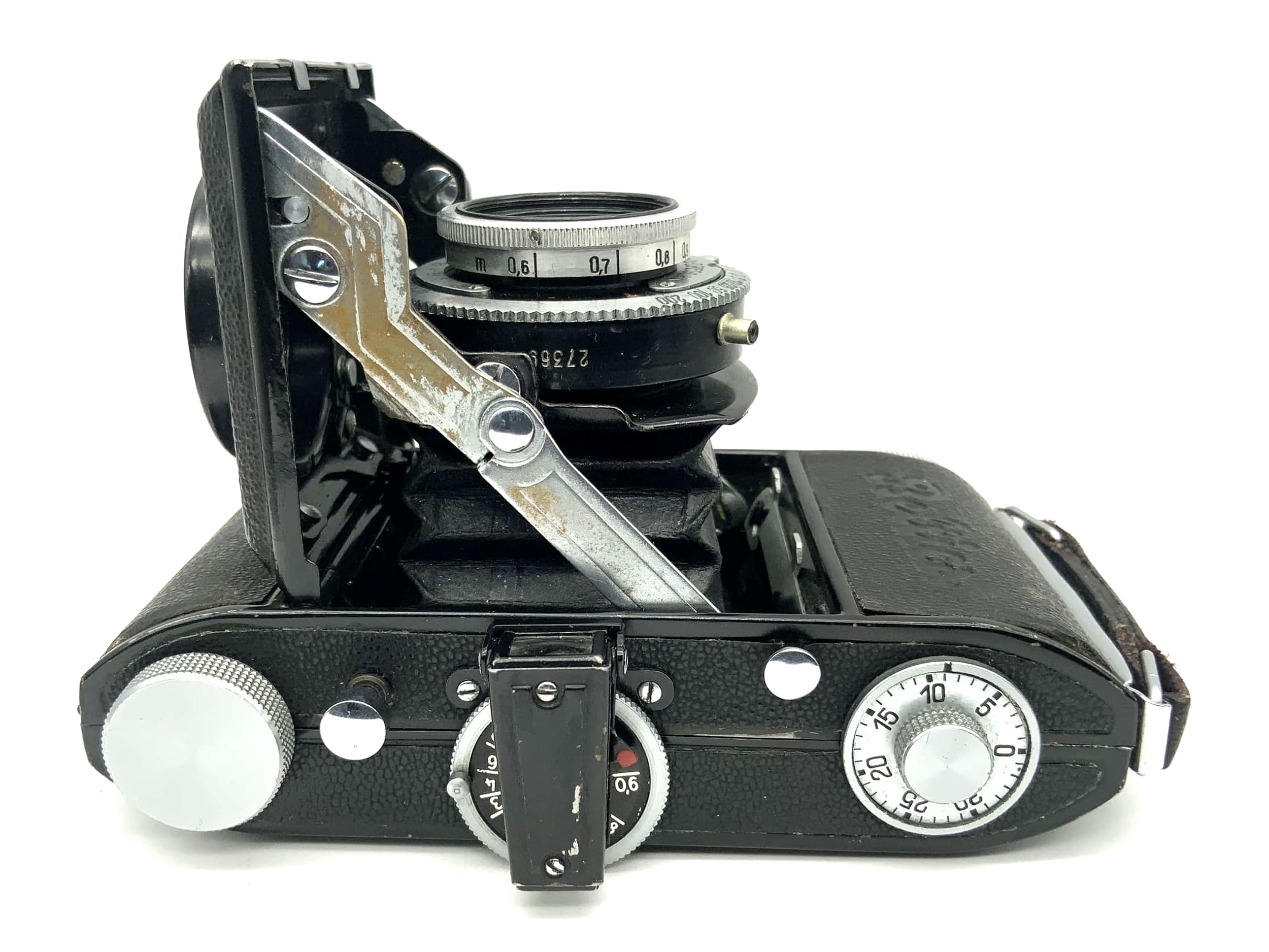 Balda Beltica folding camera with Meritar 1:2.9 50mm red V Ovus E.Ludwig lens