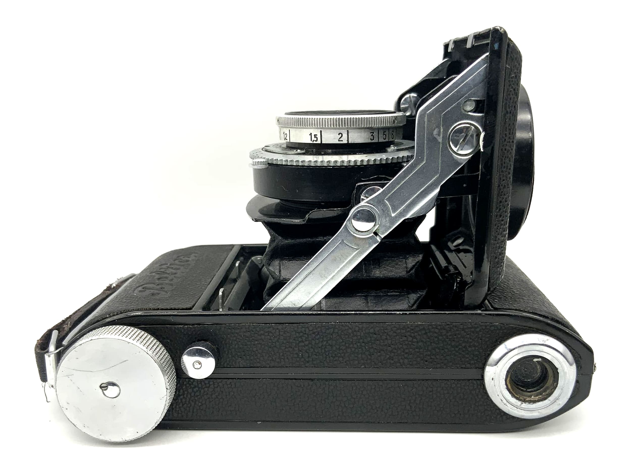 Balda Beltica folding camera with Meritar 1:2.9 50mm red V Ovus E.Ludwig lens