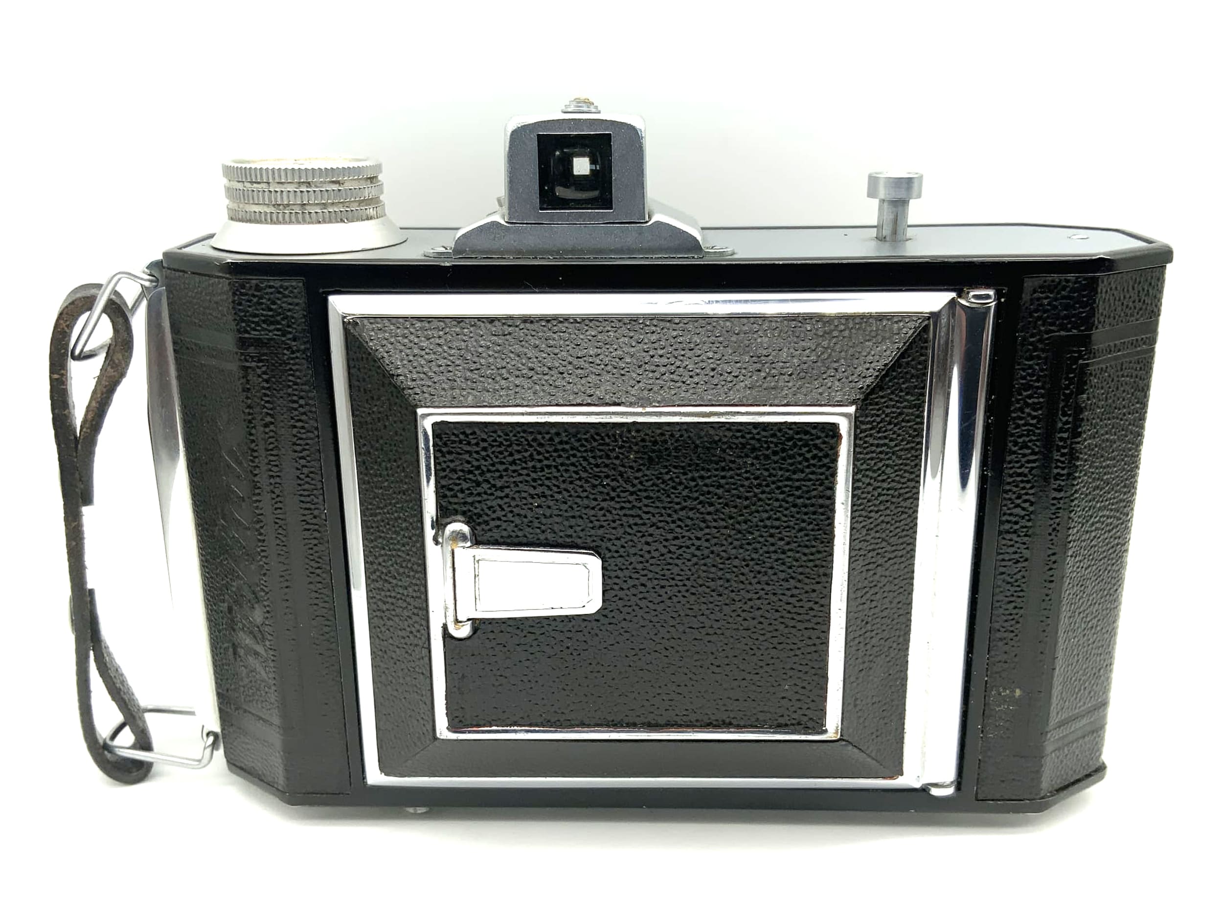 Welta Weltax folding camera with Meyer Optik Trioplan 1:3.5 75mm red V Junior lens