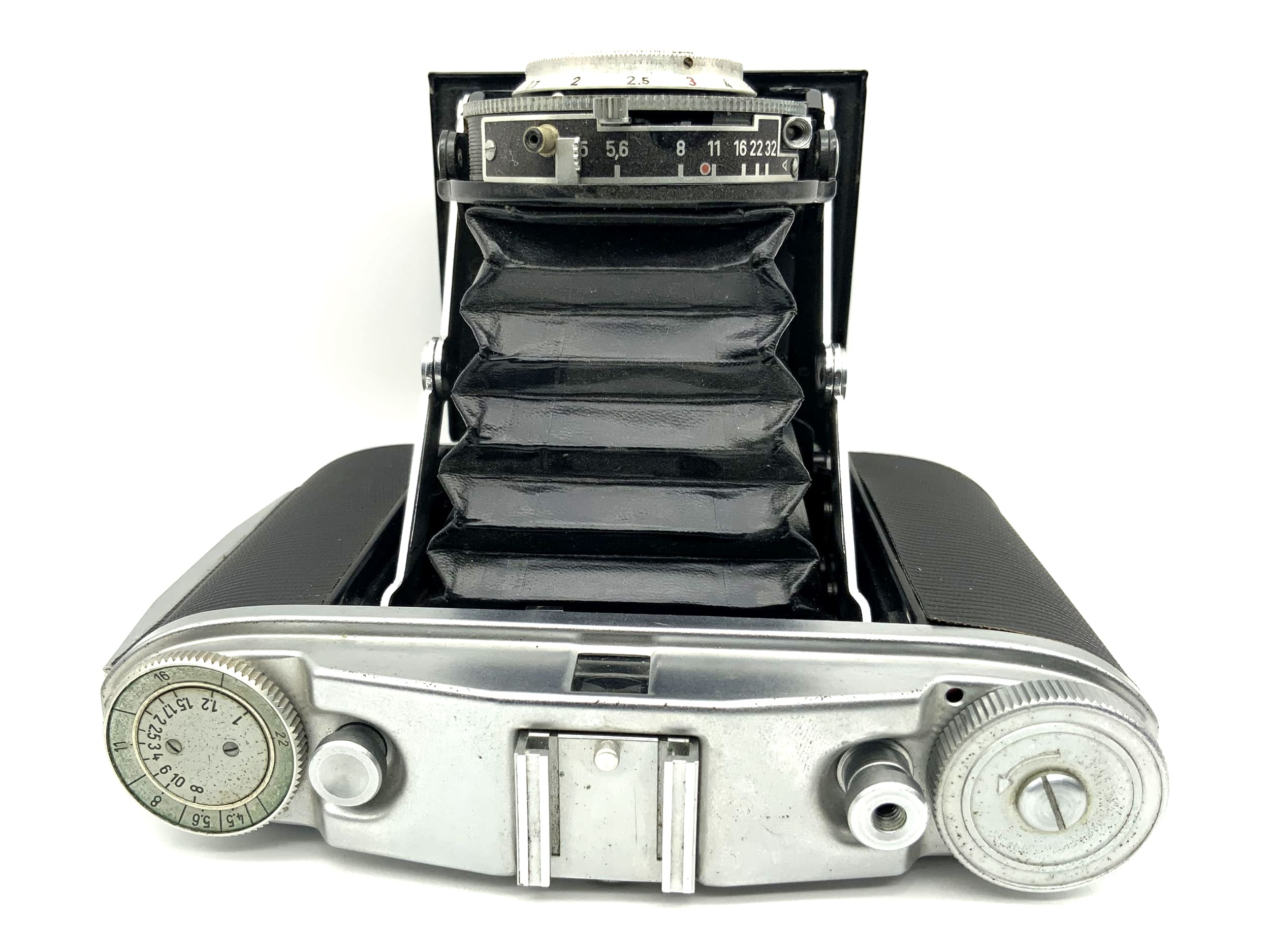 Agfa Isolette II folding camera with Apotar 1:4.5 85mm 2 Prontor-S