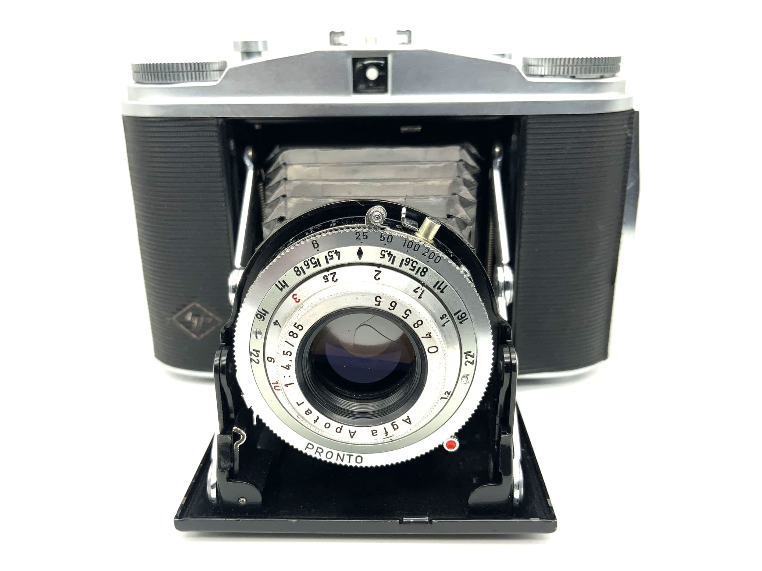 Agfa Isolette II folding camera with Apotar 1:4.5 85mm 2 Pronto