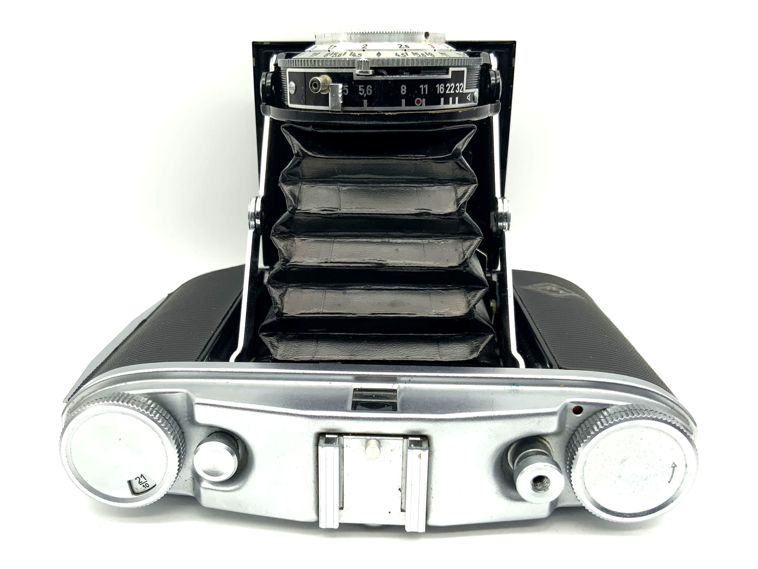 Agfa Isolette II folding camera with Apotar 1:4.5 85mm 2 Pronto