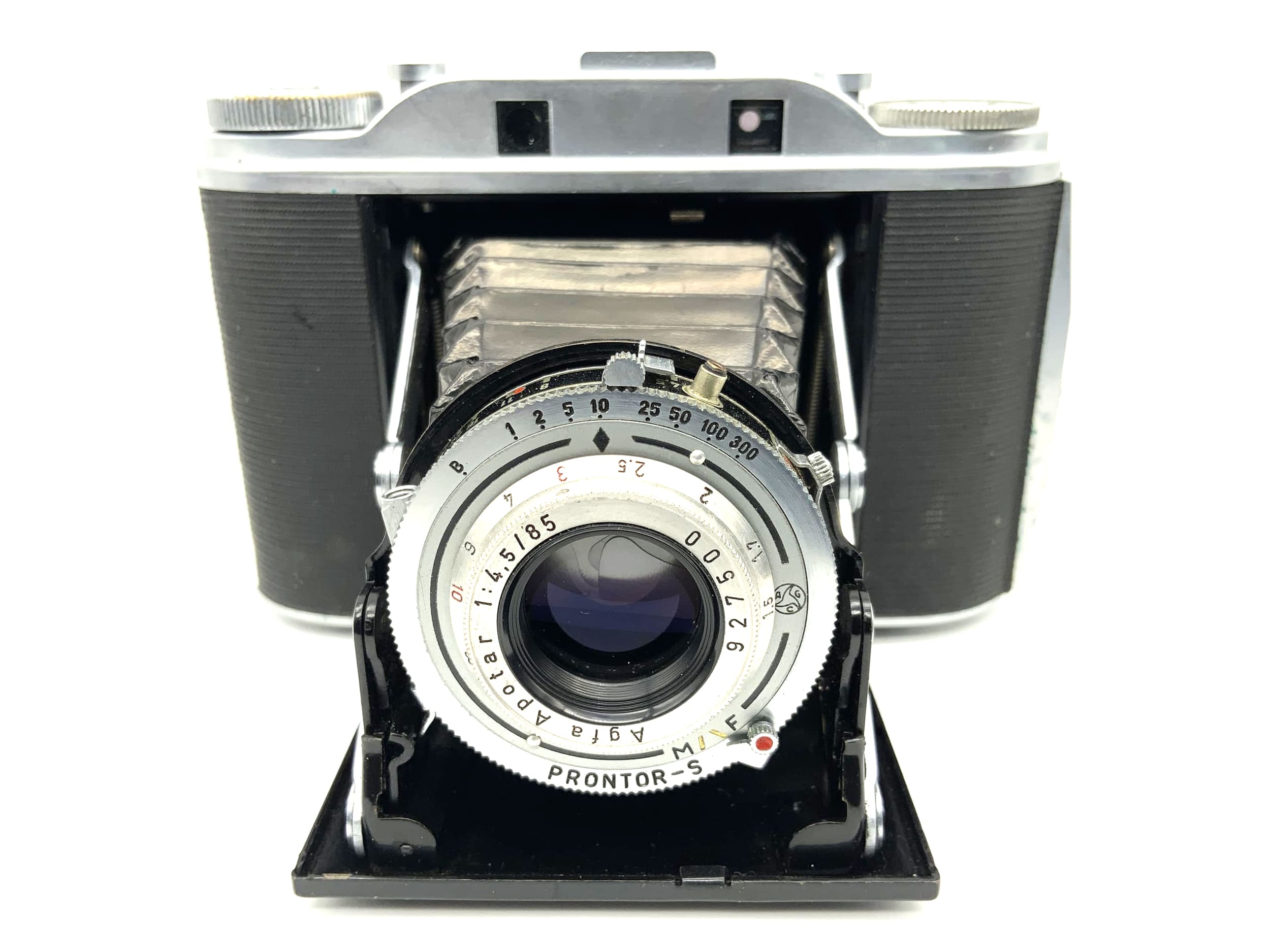 Agfa Isolette III folding camera with Apotar 1:4.5 85mm 3 Prontor-S