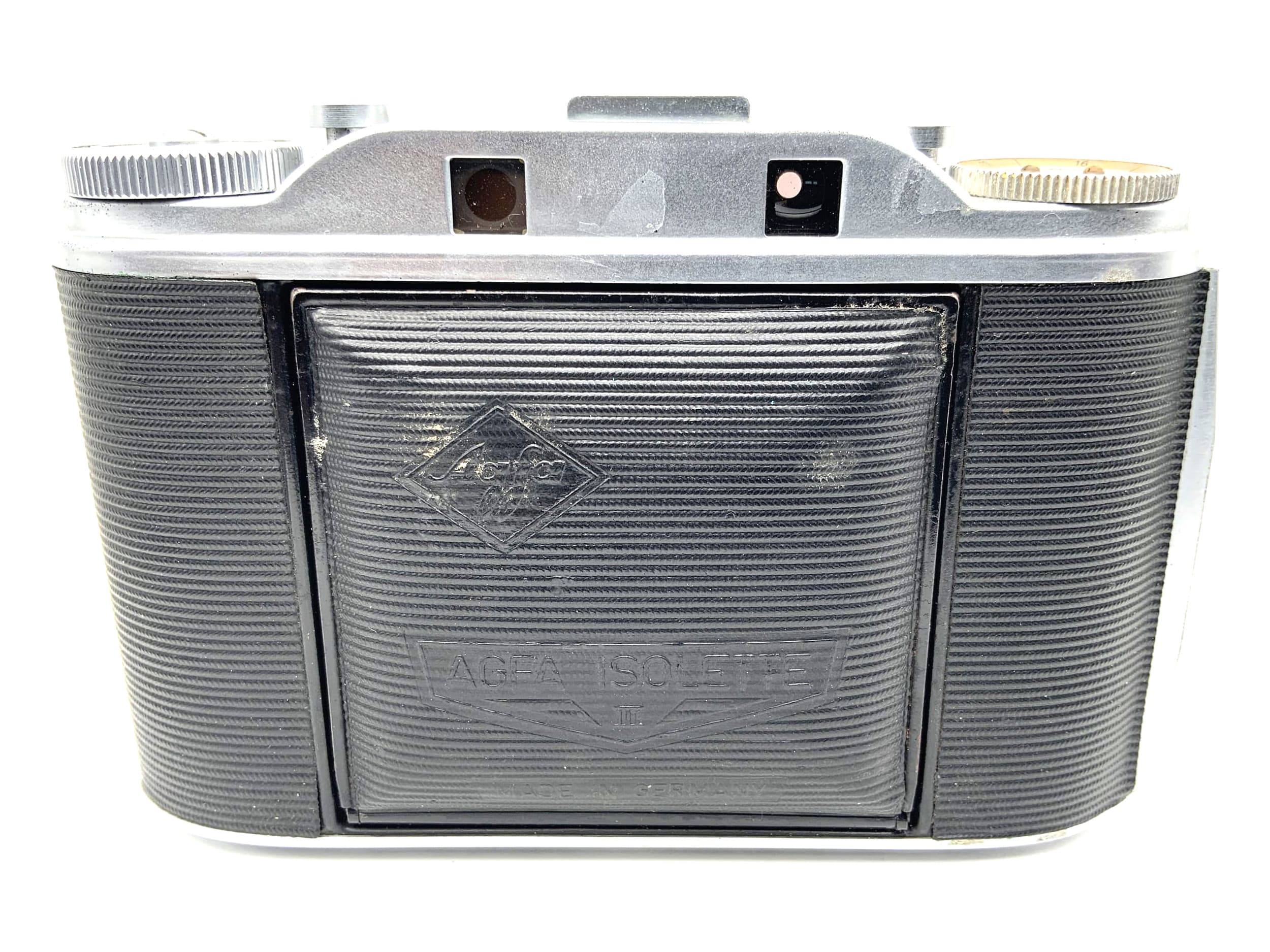 Agfa Isolette III folding camera with Solinar 1:4.5 85mm 3 Synchro-Compur