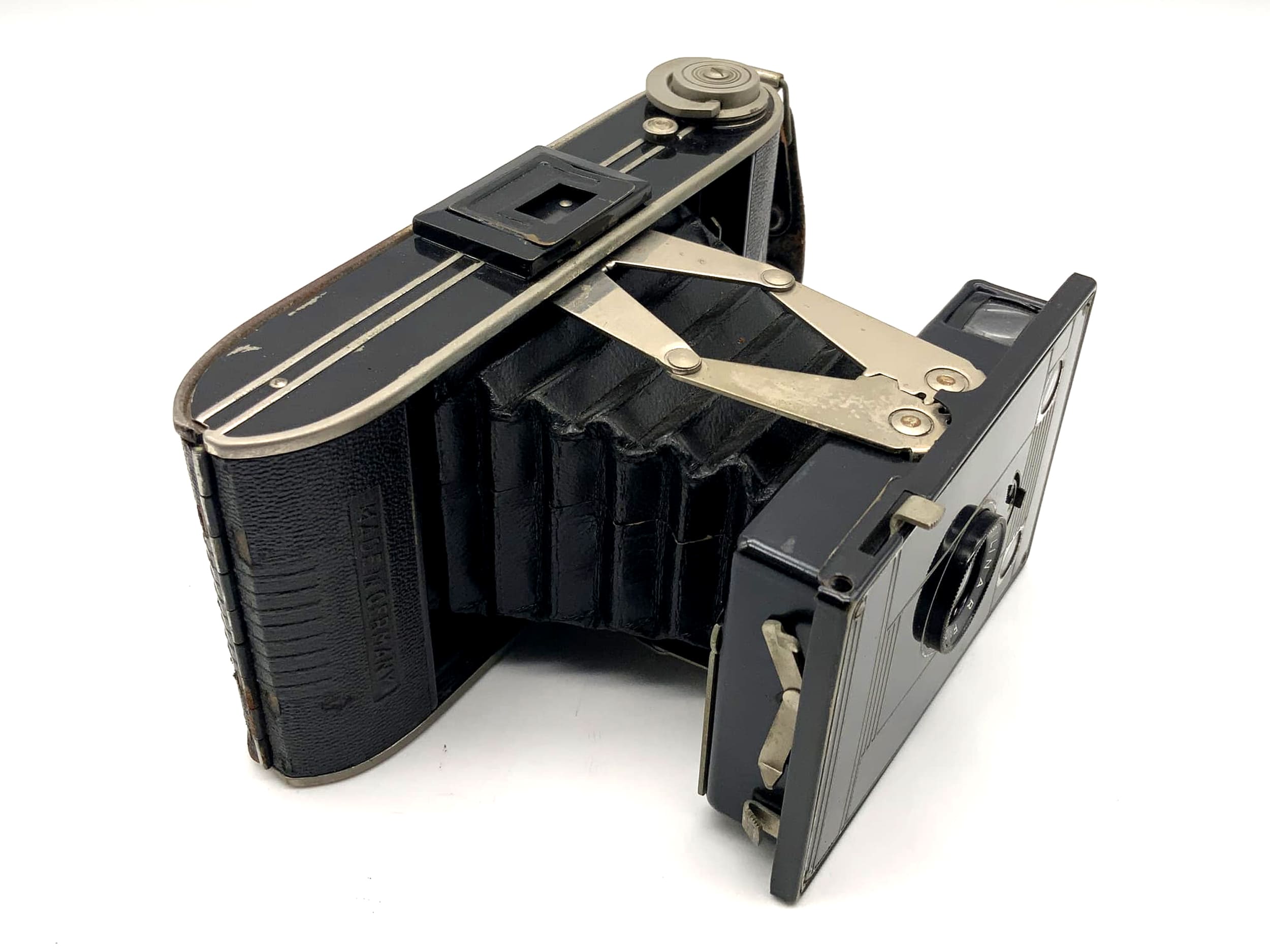 Agfa Billy-Clack folding camera with Bilinar 1:11 roll film, bellows camera, analog