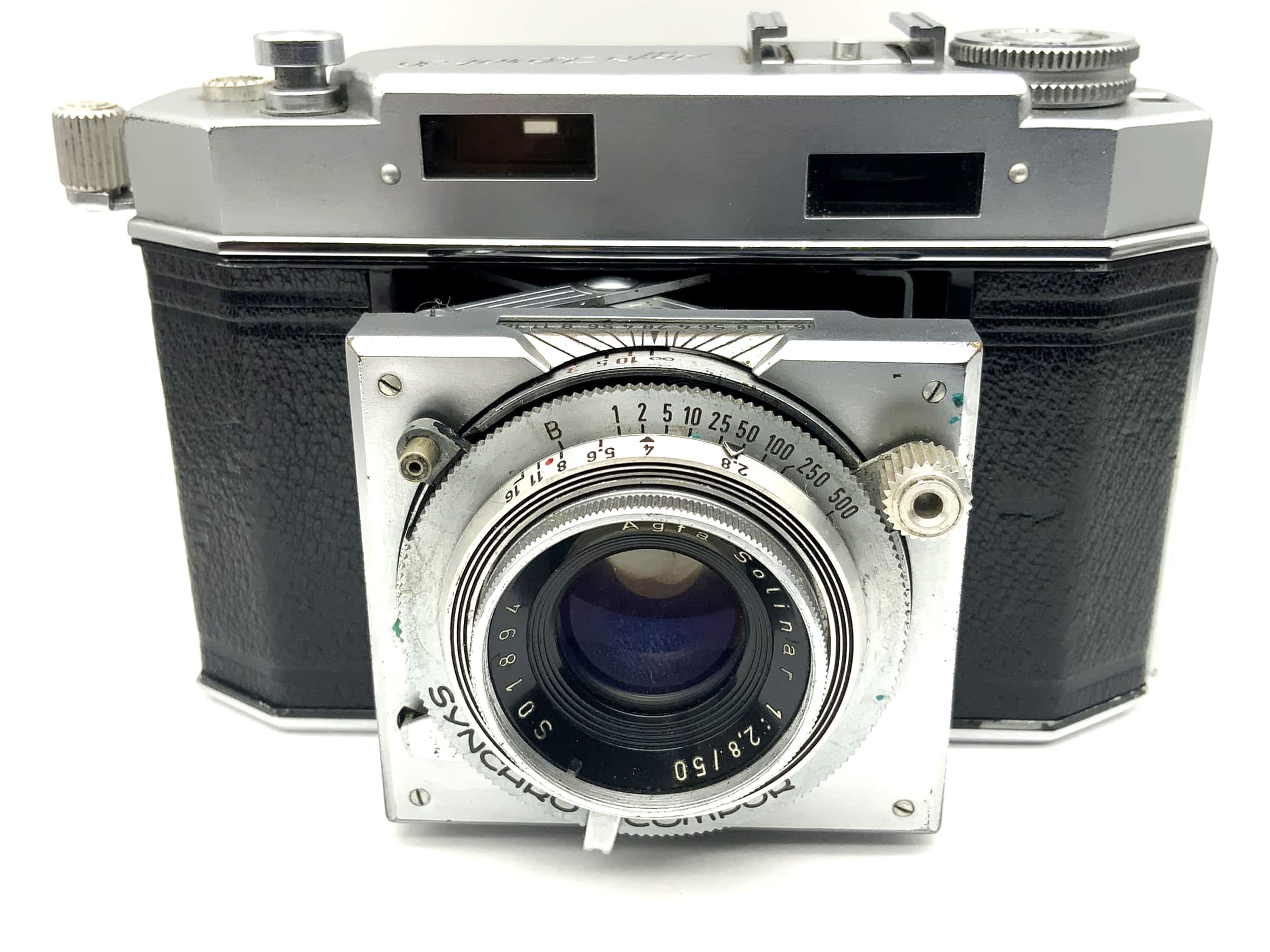 Agfa Karat 36 folding camera with Solinar 1:2.8 50mm Synchro-Compur
