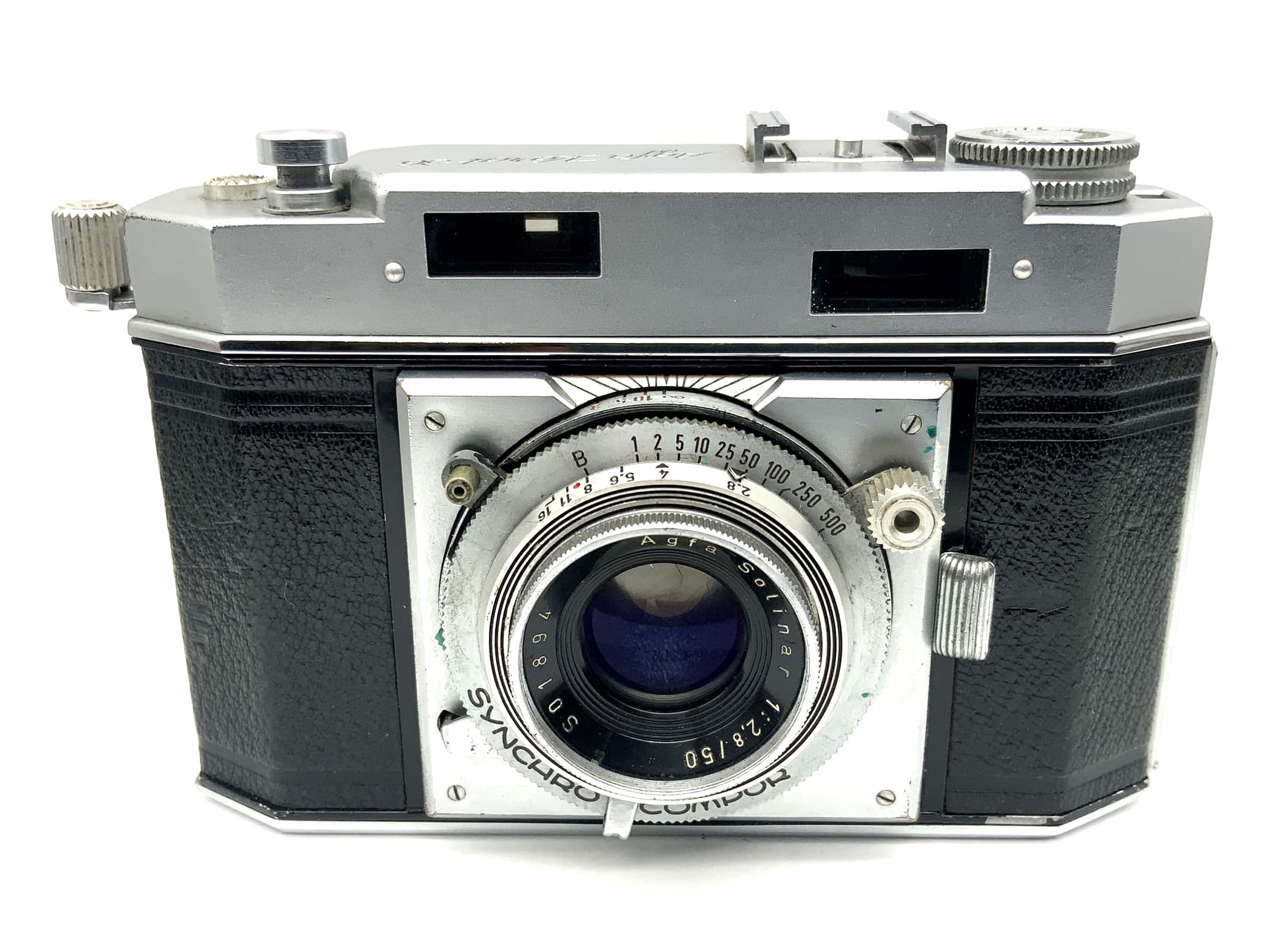 Agfa Karat 36 folding camera with Solinar 1:2.8 50mm Synchro-Compur