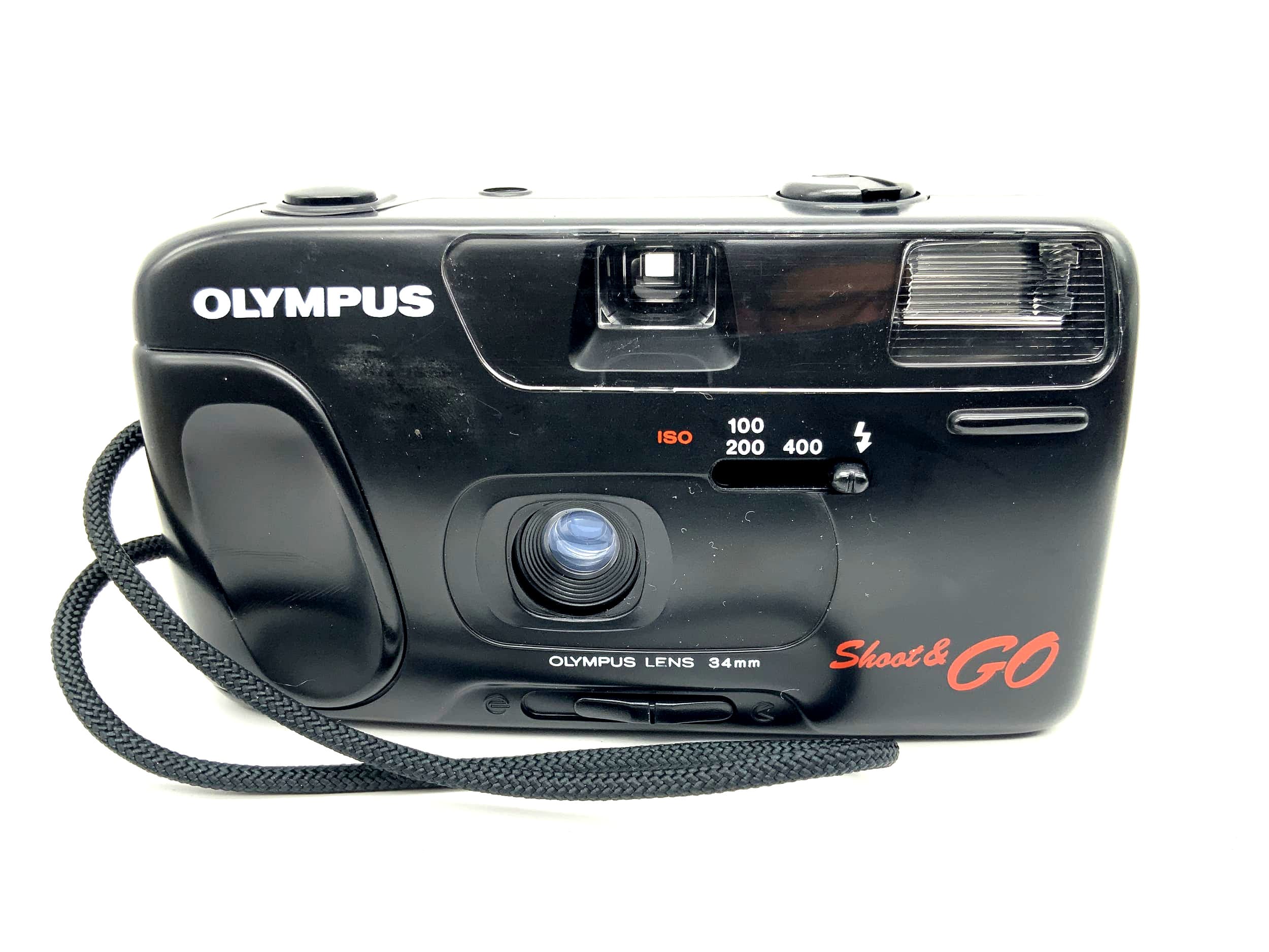 Olympus Shoot&amp;Go Point&amp;Shoot with 34mm compact camera, analog camera 35mm