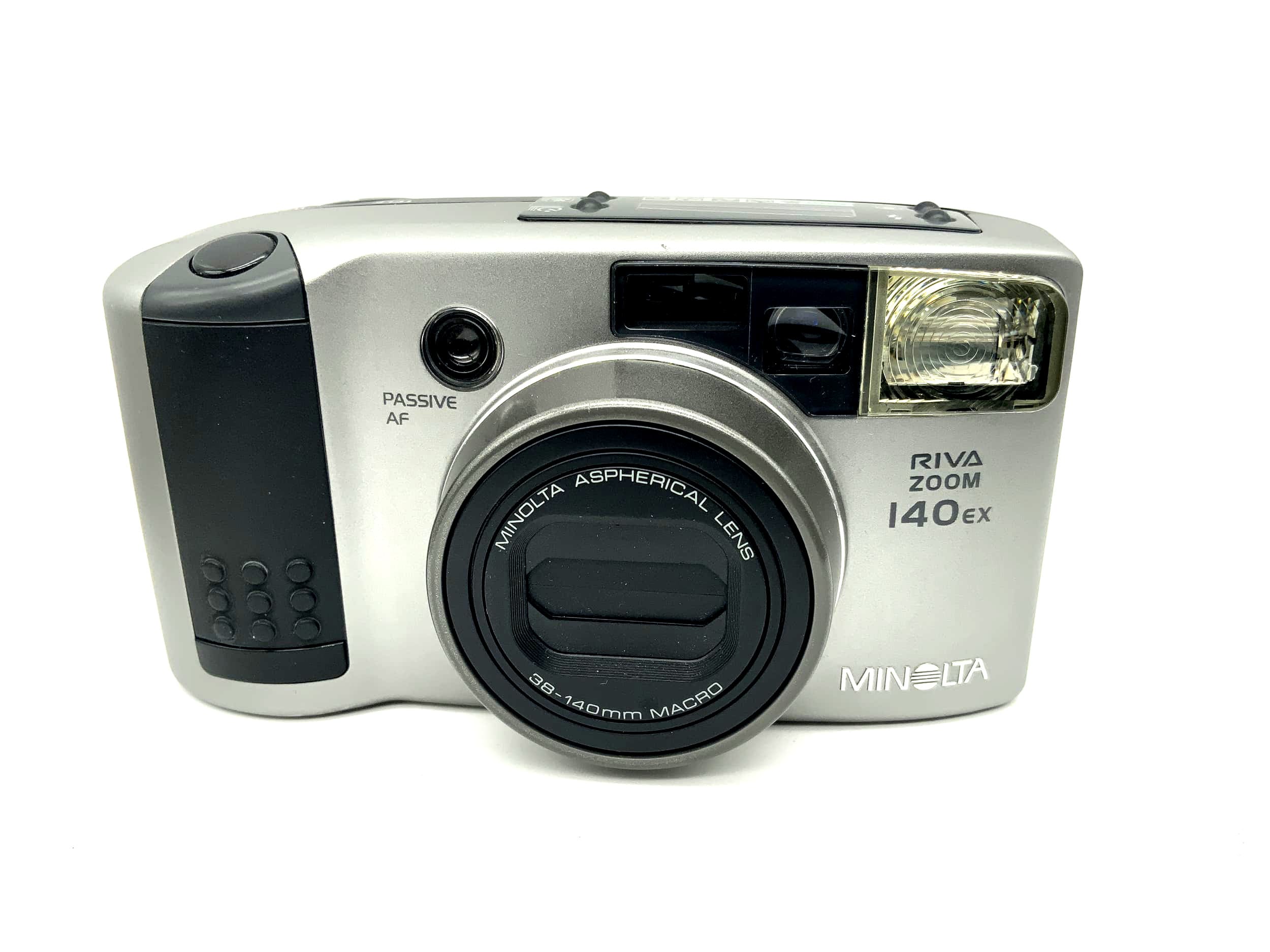 Minolta Riva Zoom 140 EX Point&amp;Shoot with 38-140mm Macro compact camera 35mm