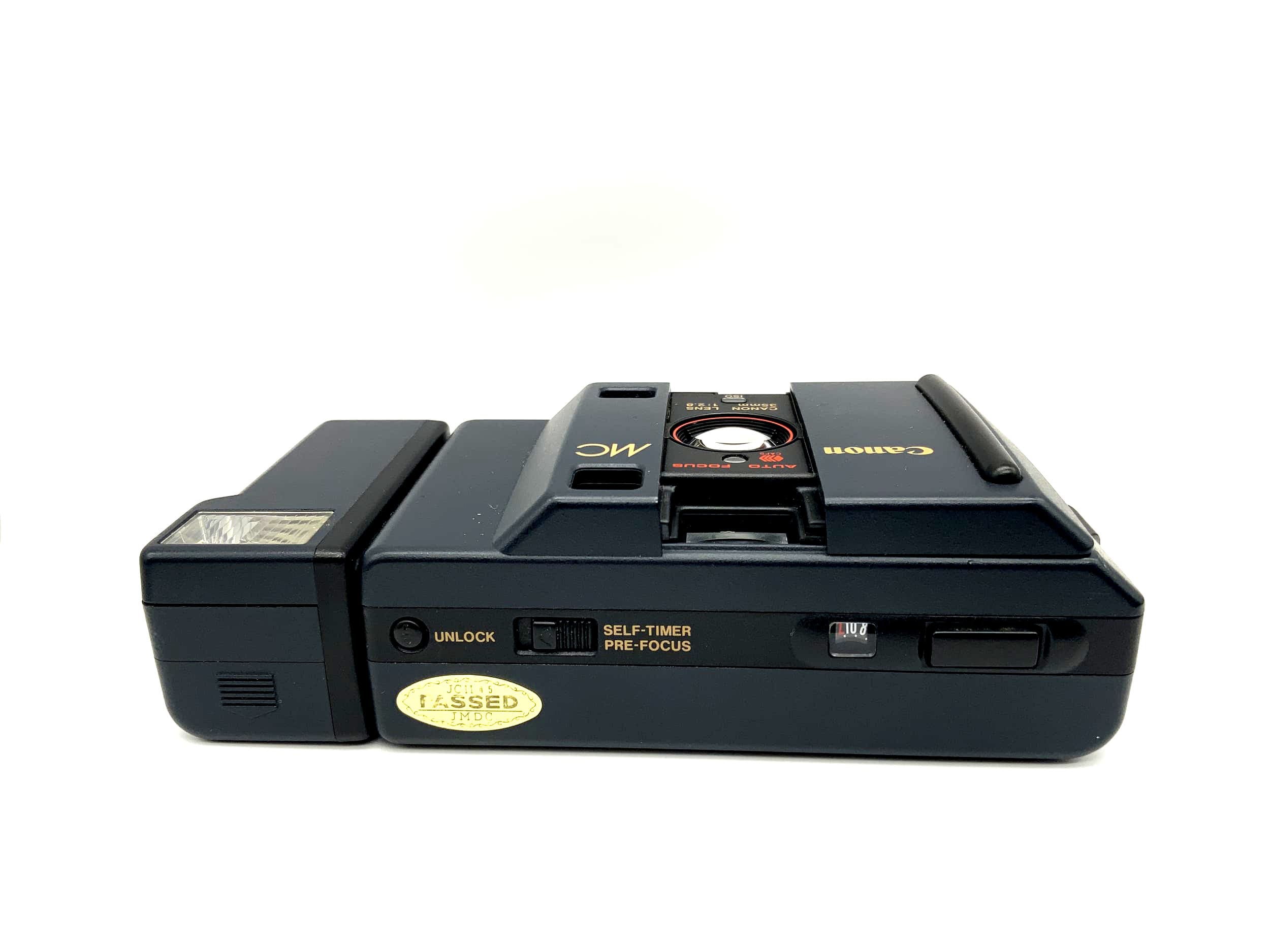 Canon MC Point&amp;Shoot with 2.8/35mm compact camera, analog camera 35mm