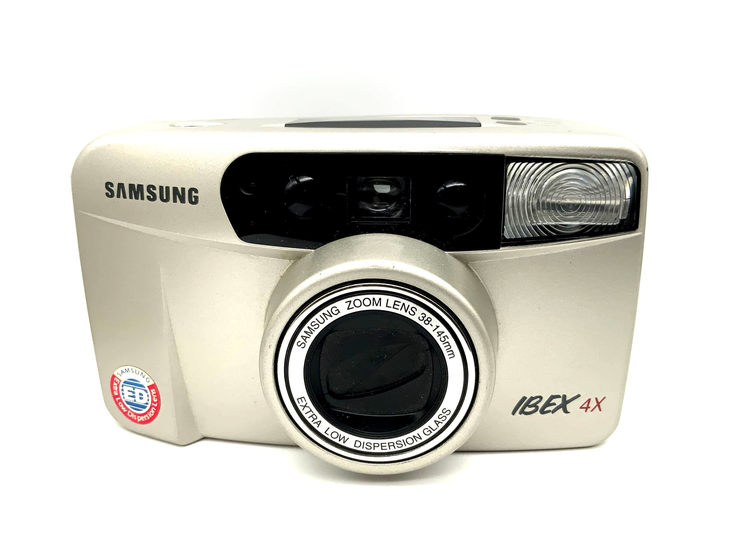 Samsung IBEX 4x Point&amp;Shoot with 38-145mm compact camera analog camera 35mm