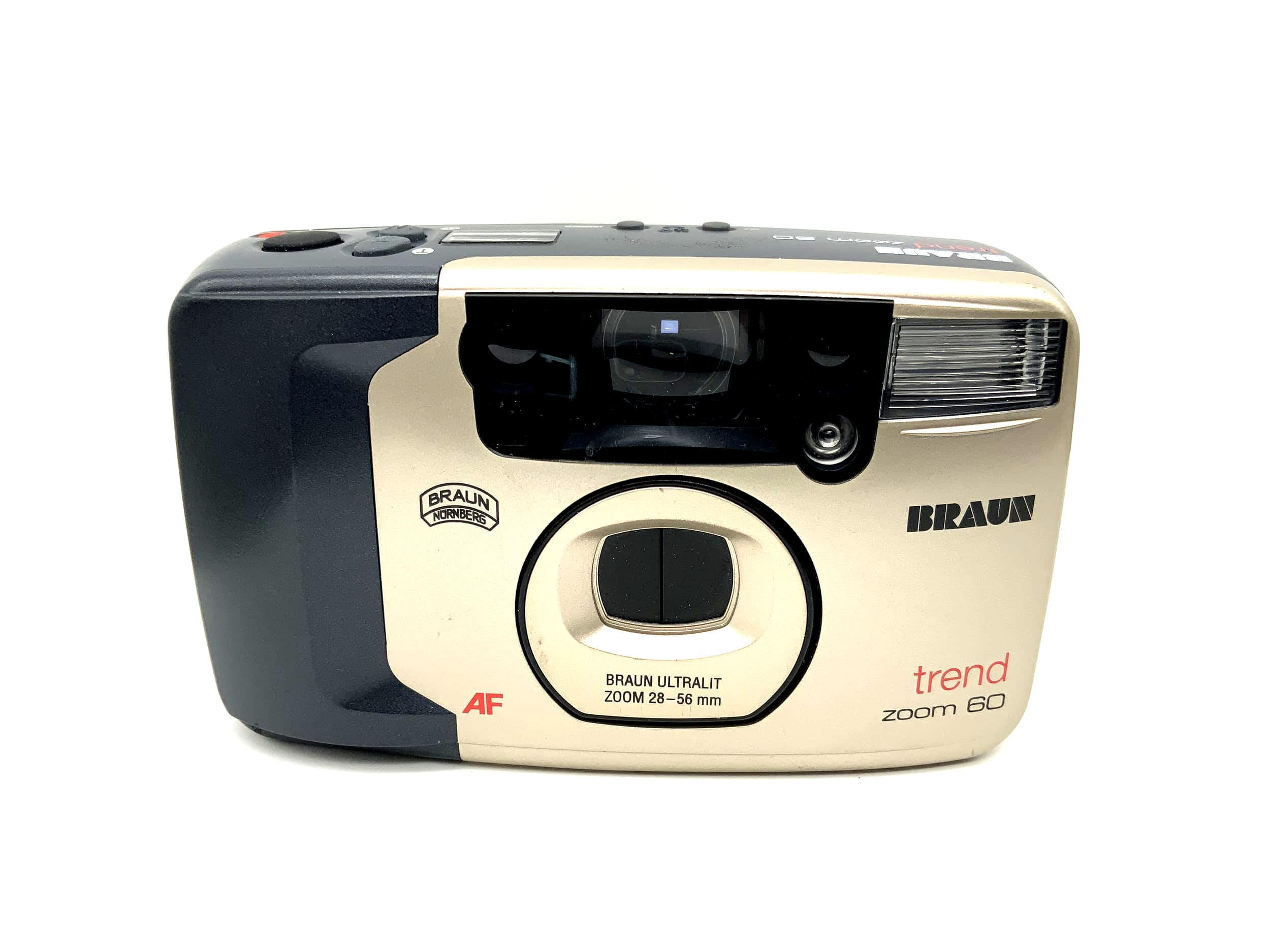 Braun trend zoom 60 Point&amp;Shoot with 28-56mm compact camera, analog camera 35mm