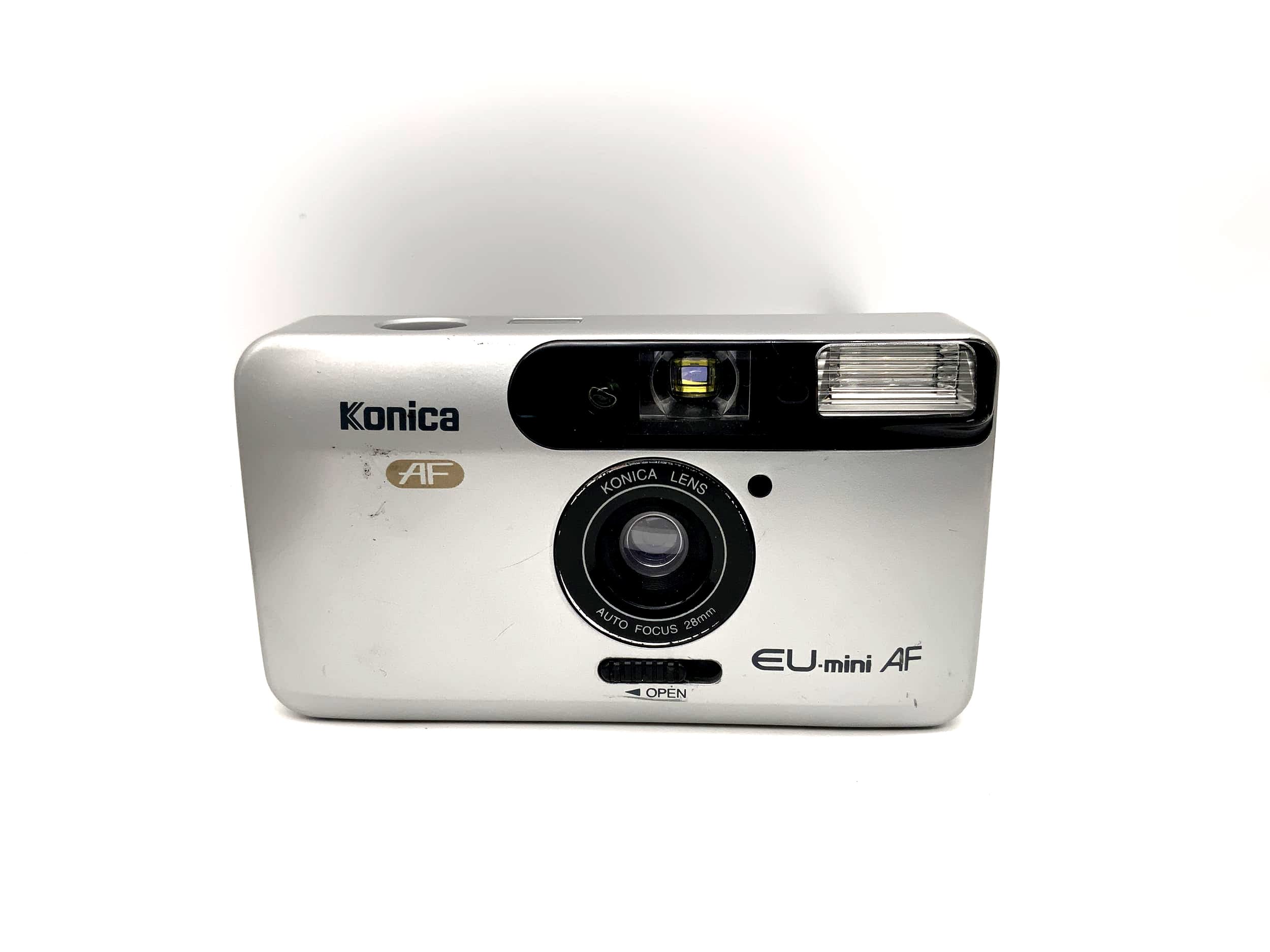 Konica EU mini Point&amp;Shoot with 28mm compact camera, analog camera 35mm