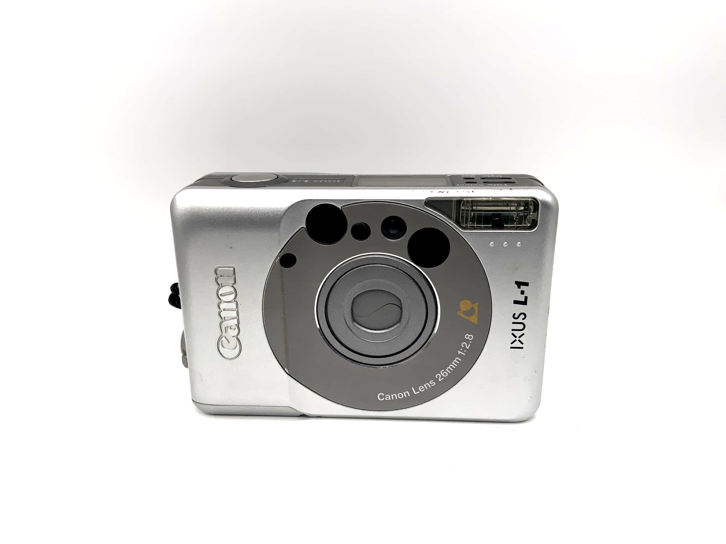 Canon IXUS L-1 Point&amp;Shoot with 2.8/26mm compact camera, analog camera 35mm