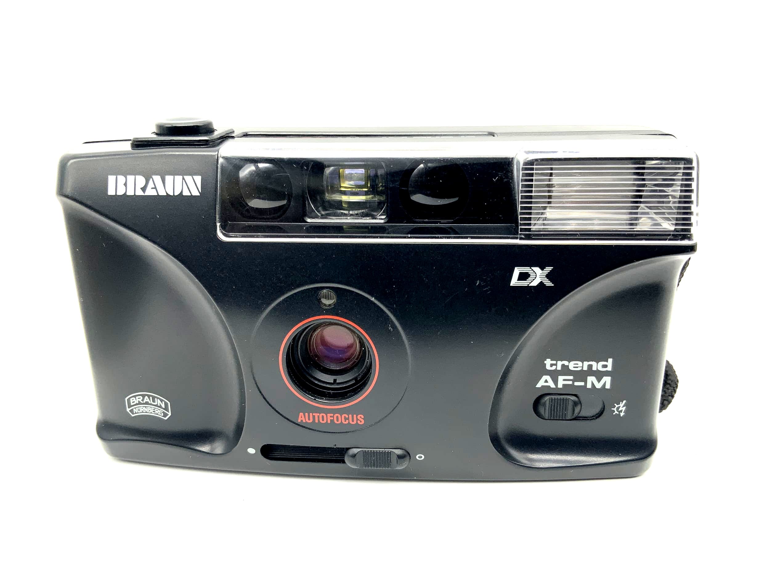 Braun trend AF-M Point&amp;Shoot compact camera, analog camera, 35mm lens! Flash defective!