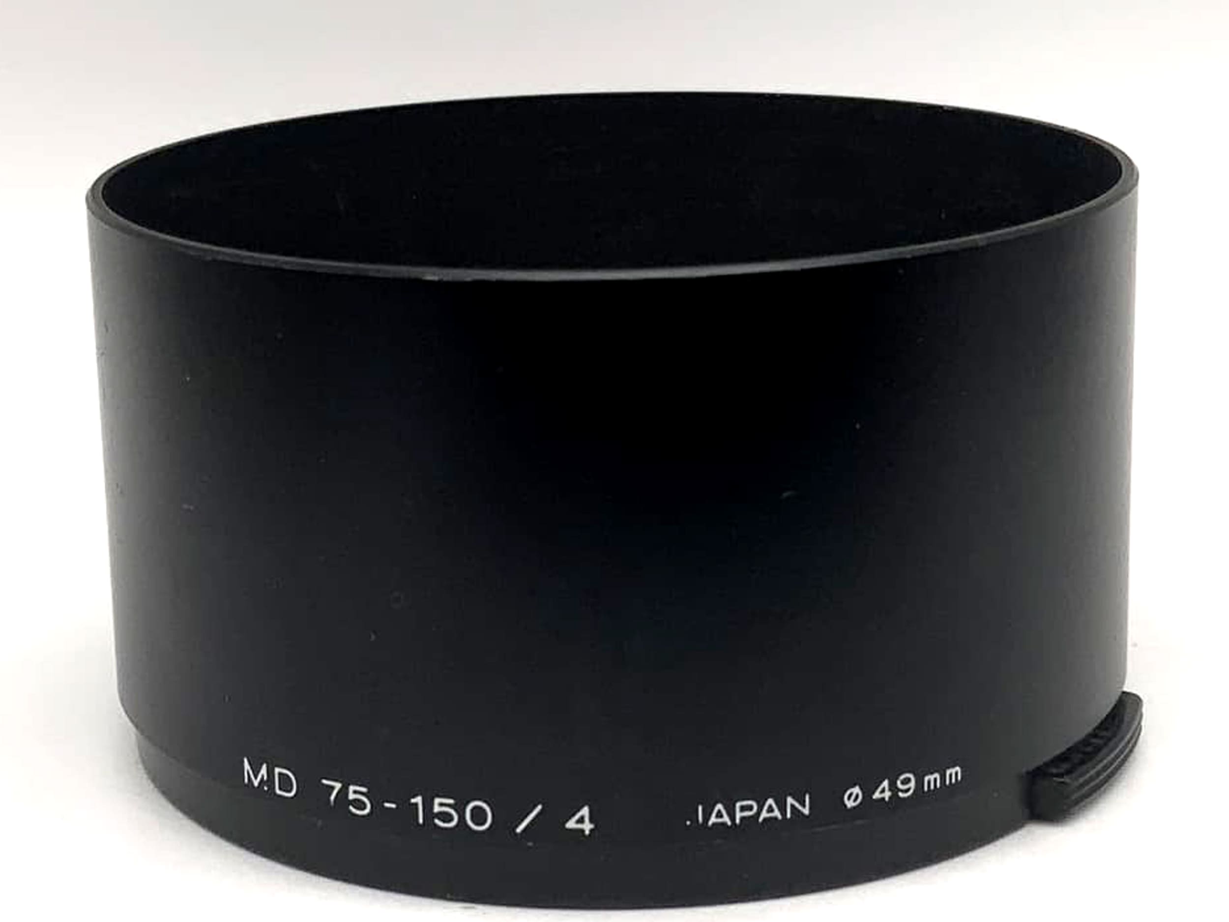 Minolta MD 75-150 / 4 M49 49mm metal lens hood