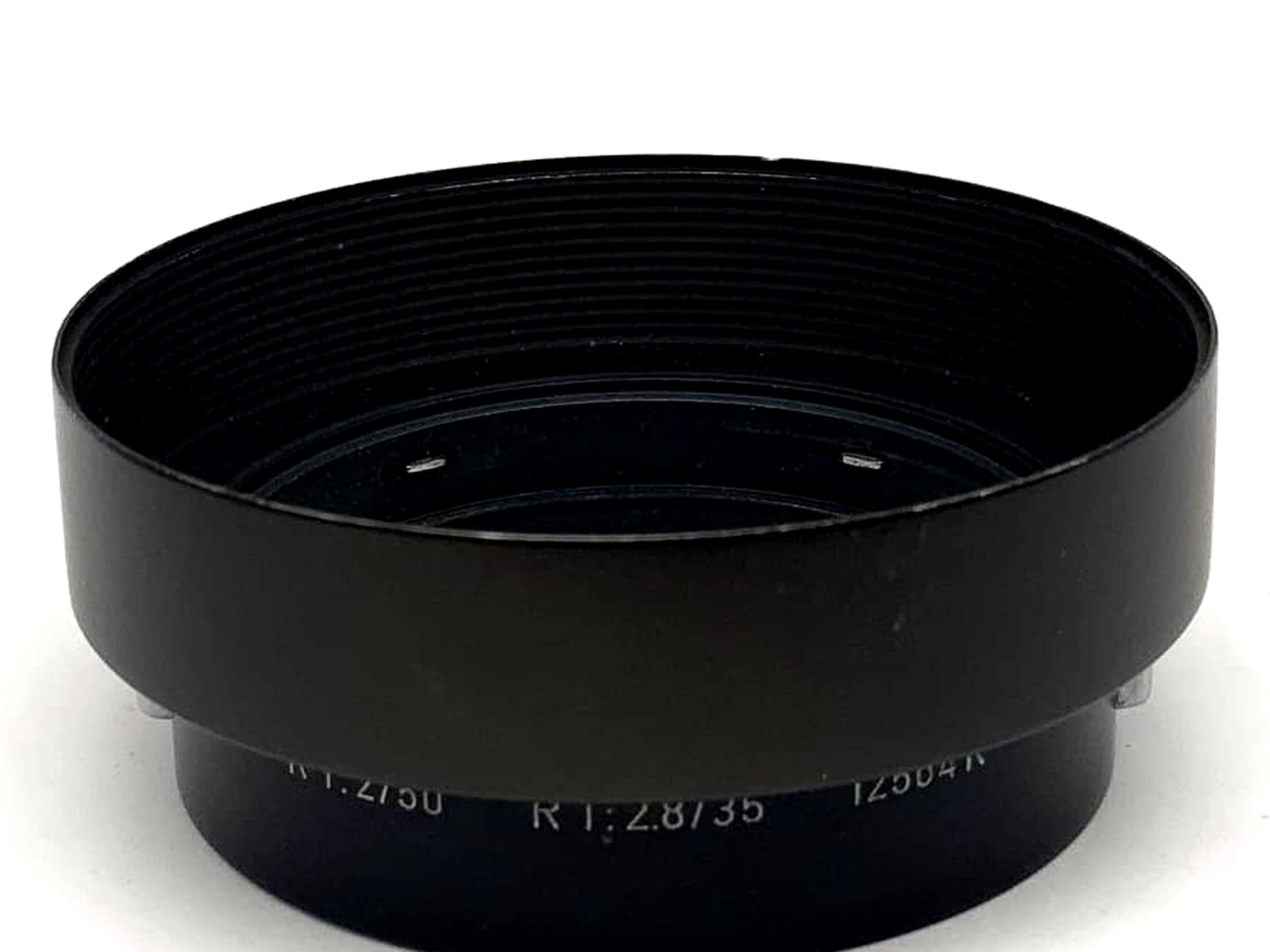 Leica 12564K lens hood, Leitz R1:2/50 R1:2.8/35 metal sunshade