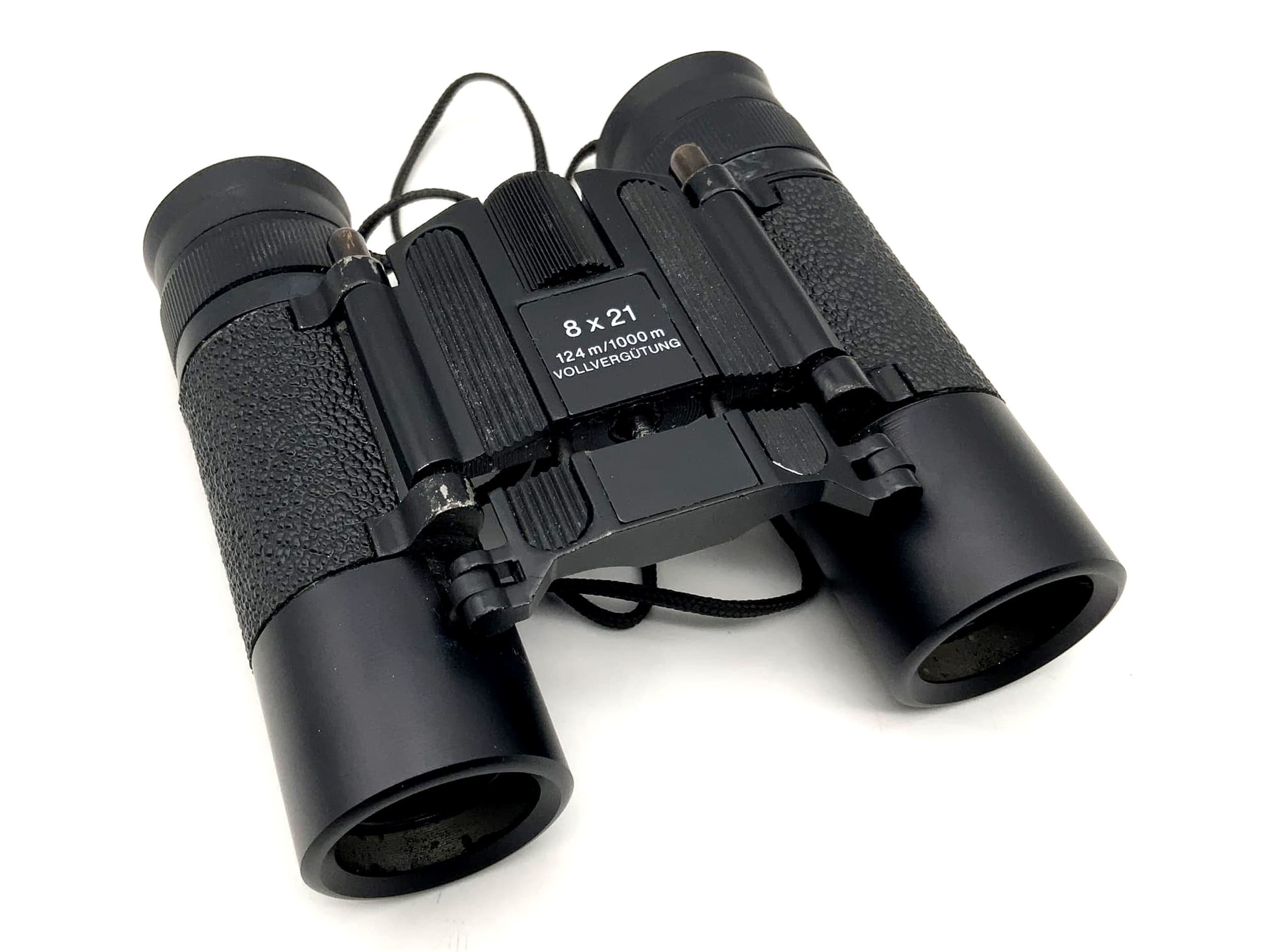 8x21 binoculars, fully coated, pocket binoculars, 124m/1000m, prism binoculars