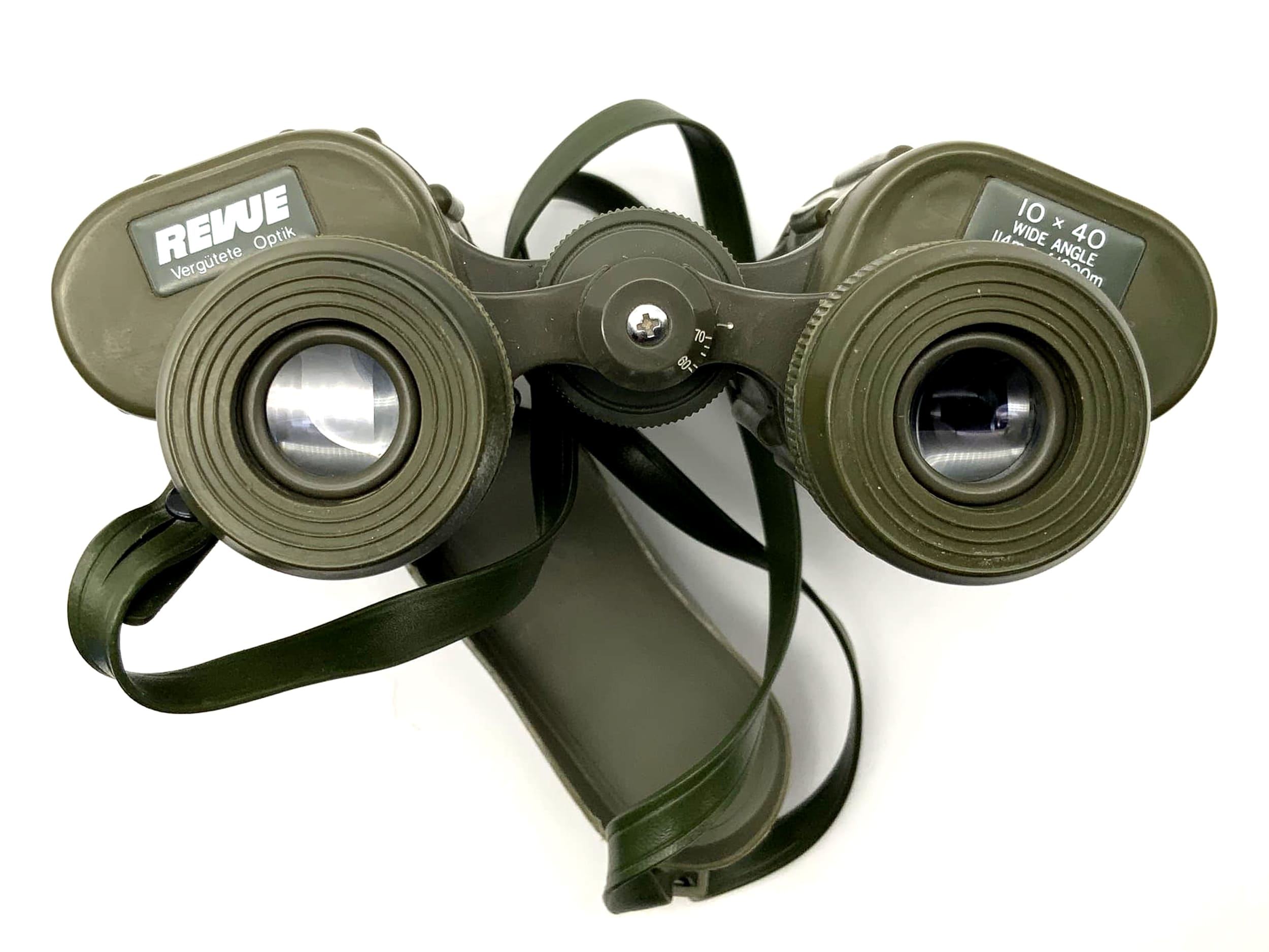 Revue 4280 Binoculars 10x40 Hunting Binoculars Coated Optics Wide Angle 114m at 1000m