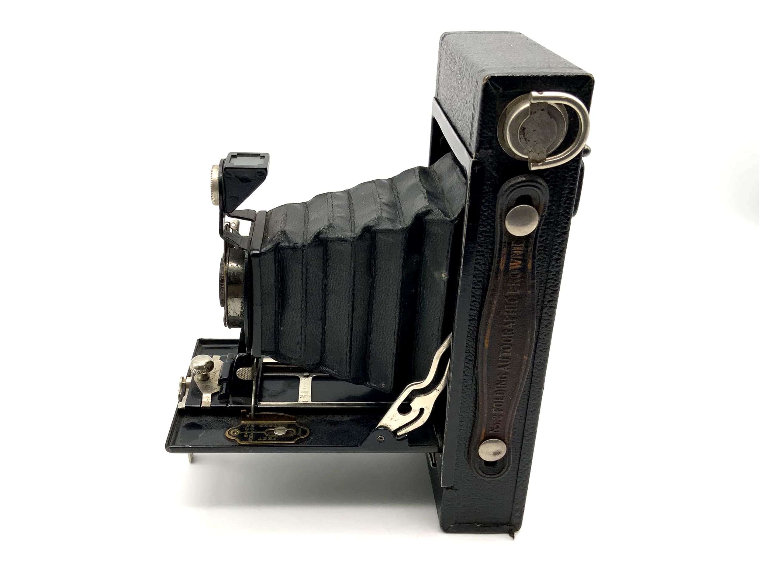 Kodak plate camera with lens, roll film 120 No. 2 Folding Autographic Brownie