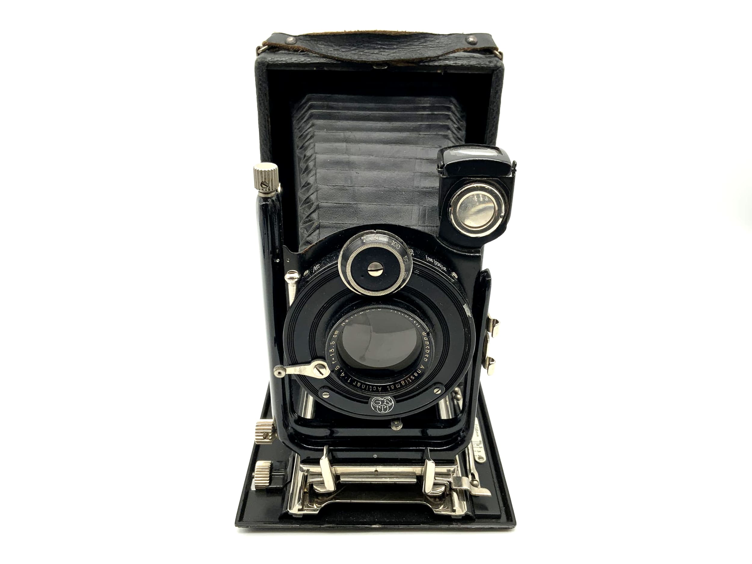 Steinheil Munich plate camera with Anastigmat Actinar 1:4.5 / 13.5cm 9x12