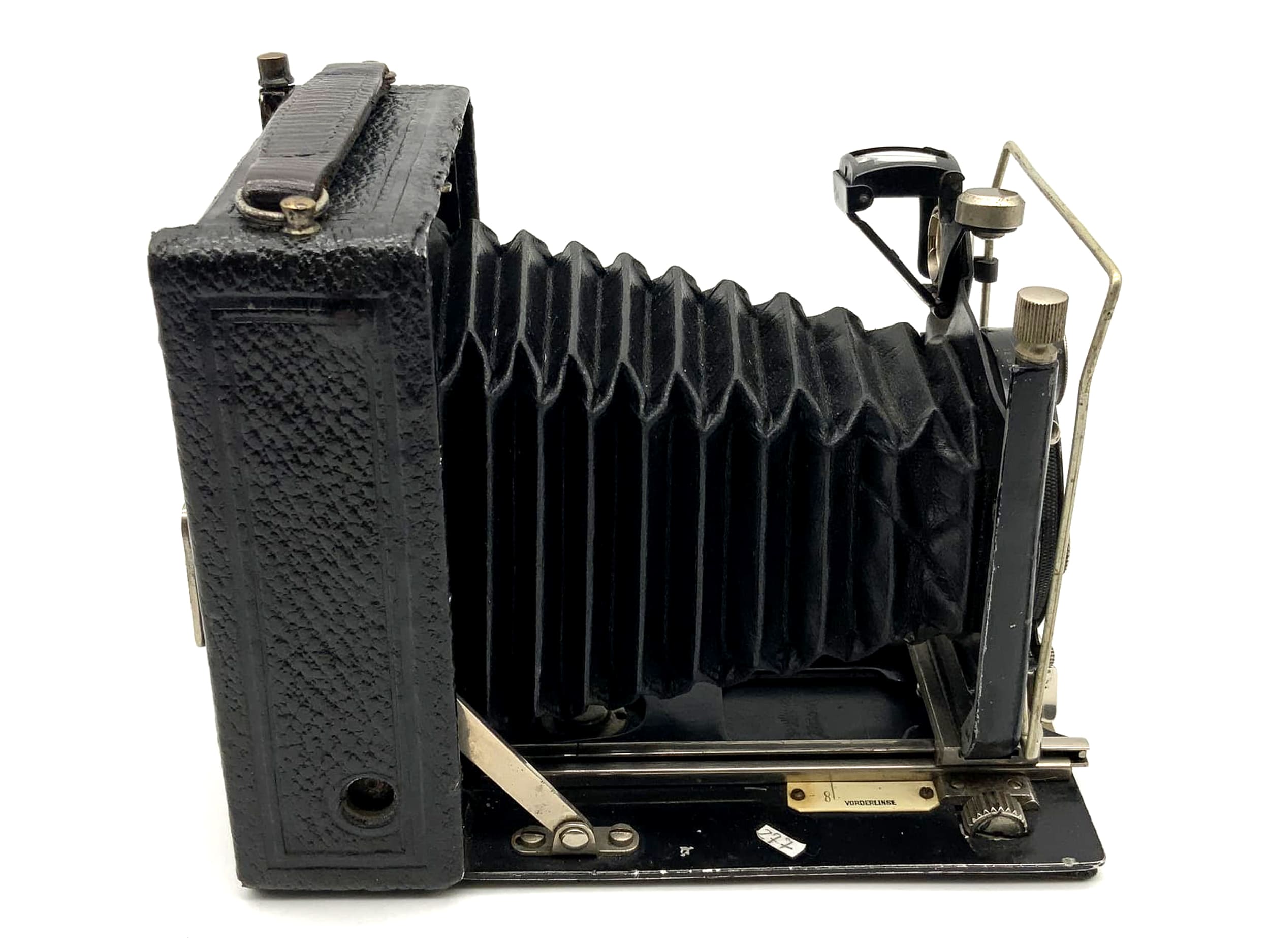 Busch plate camera with Meyer Görlitz double anastigmat Heliopan 1:6.8 6x9