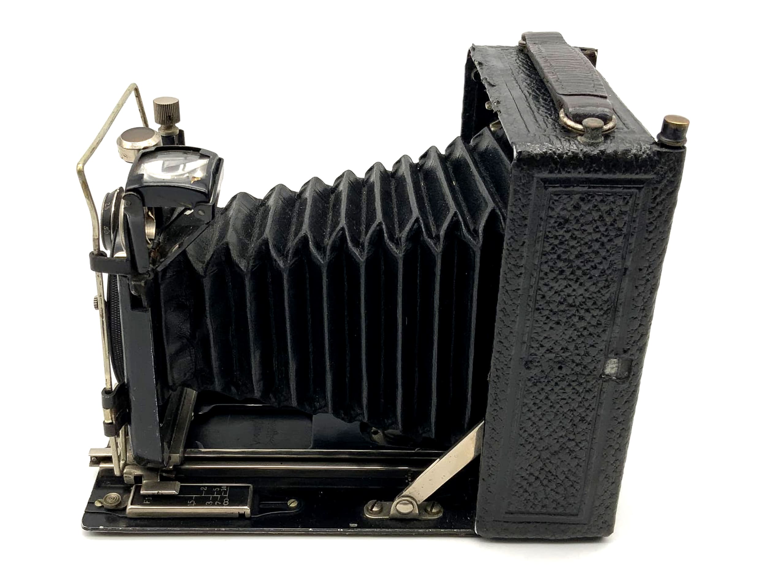 Busch plate camera with Meyer Görlitz double anastigmat Heliopan 1:6.8 6x9