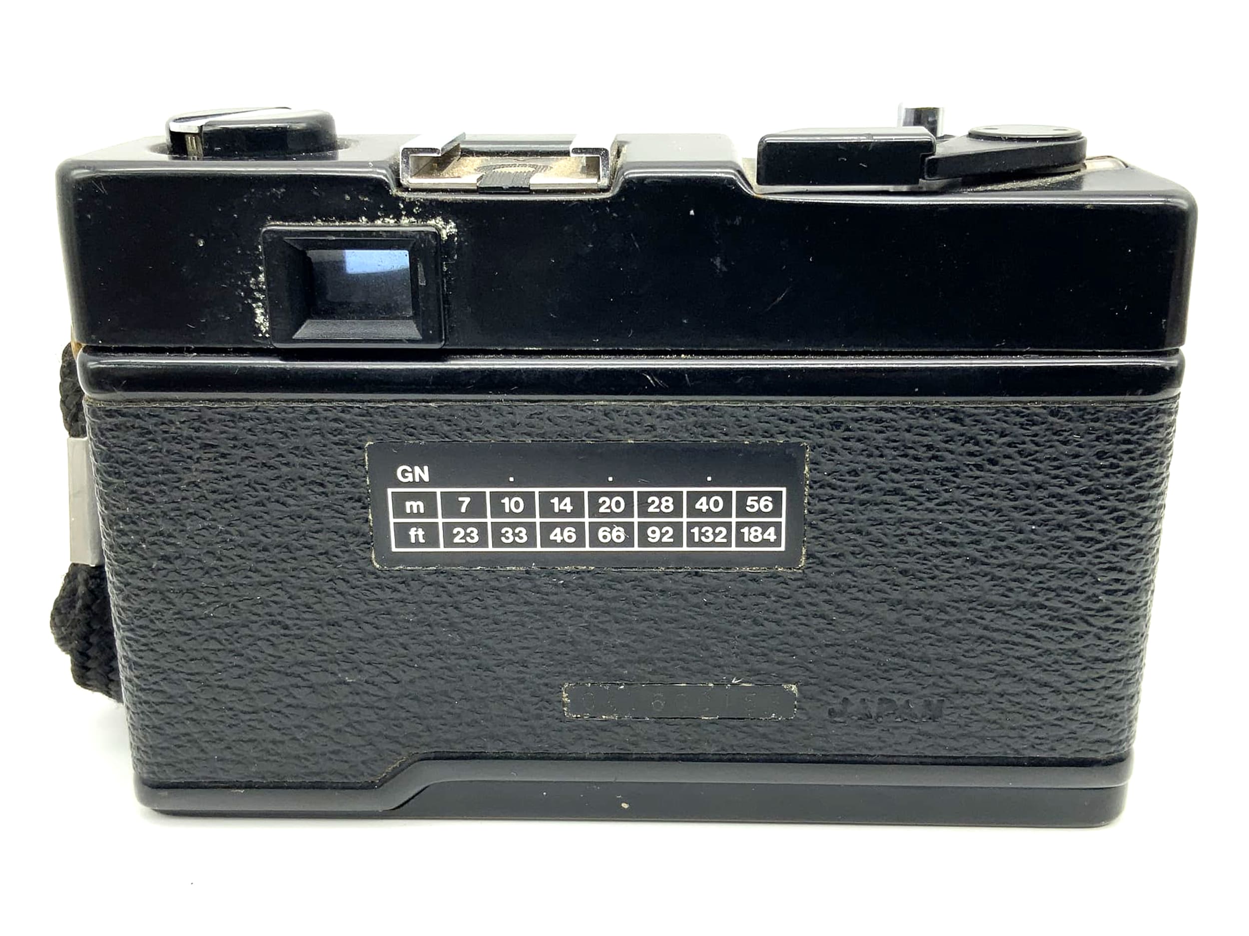 Vivitar 35ES viewfinder camera with automatic 40mm 1:1.7 lens, analog camera, black