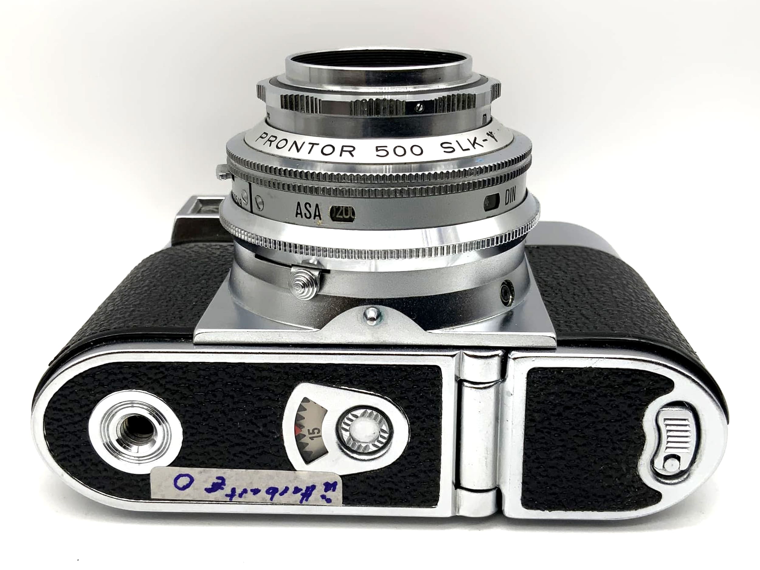 Voigtländer Vitomatic IIa viewfinder camera with Color-Skopar 2.8/50 Prontor 500 SLK-v