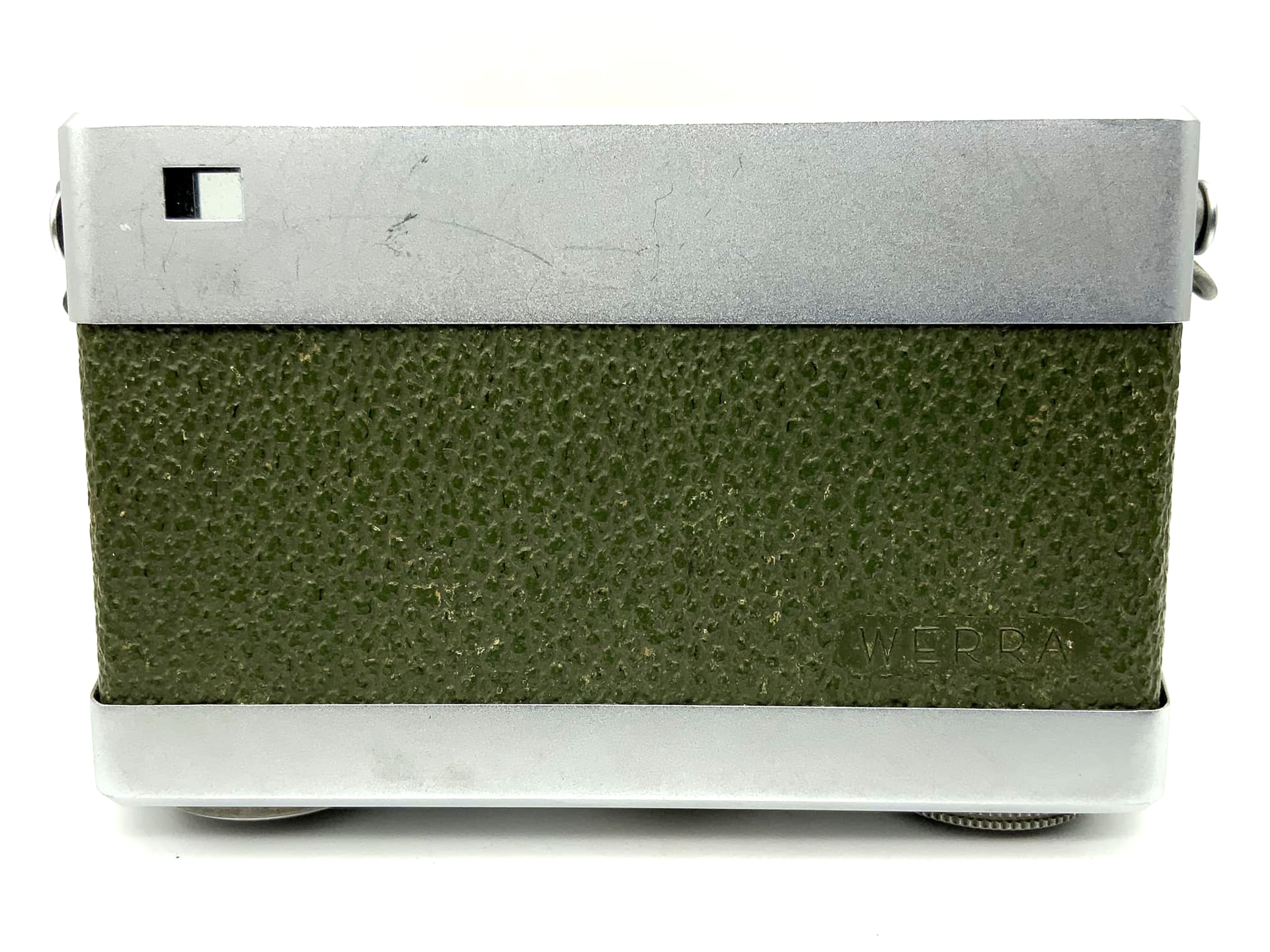 Carl Zeiss Jena Werra 1 rangefinder camera with Novonar 3.5/50 red T analog camera, green