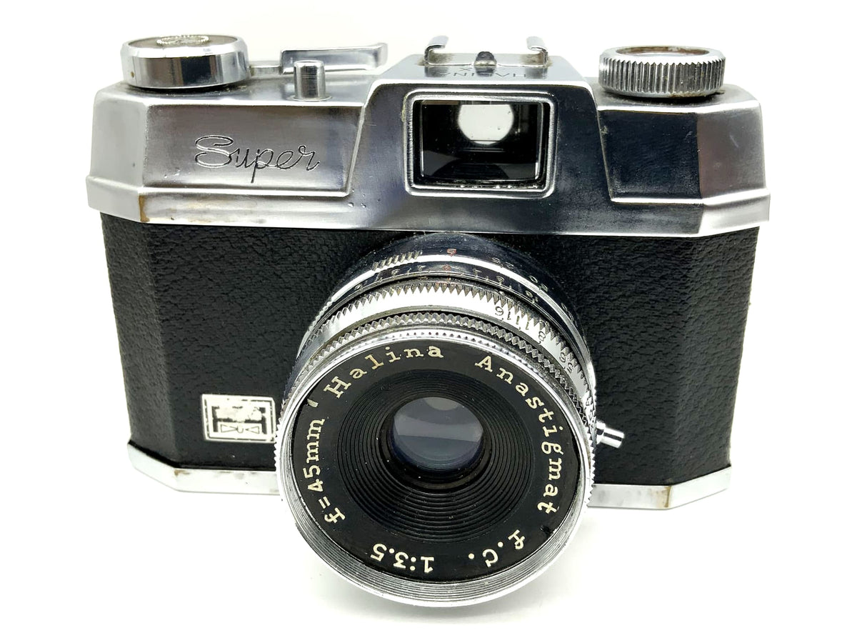 Halina 35x super viewfinder camera with Anastigmat fc 1:3.5 45mm analog camera