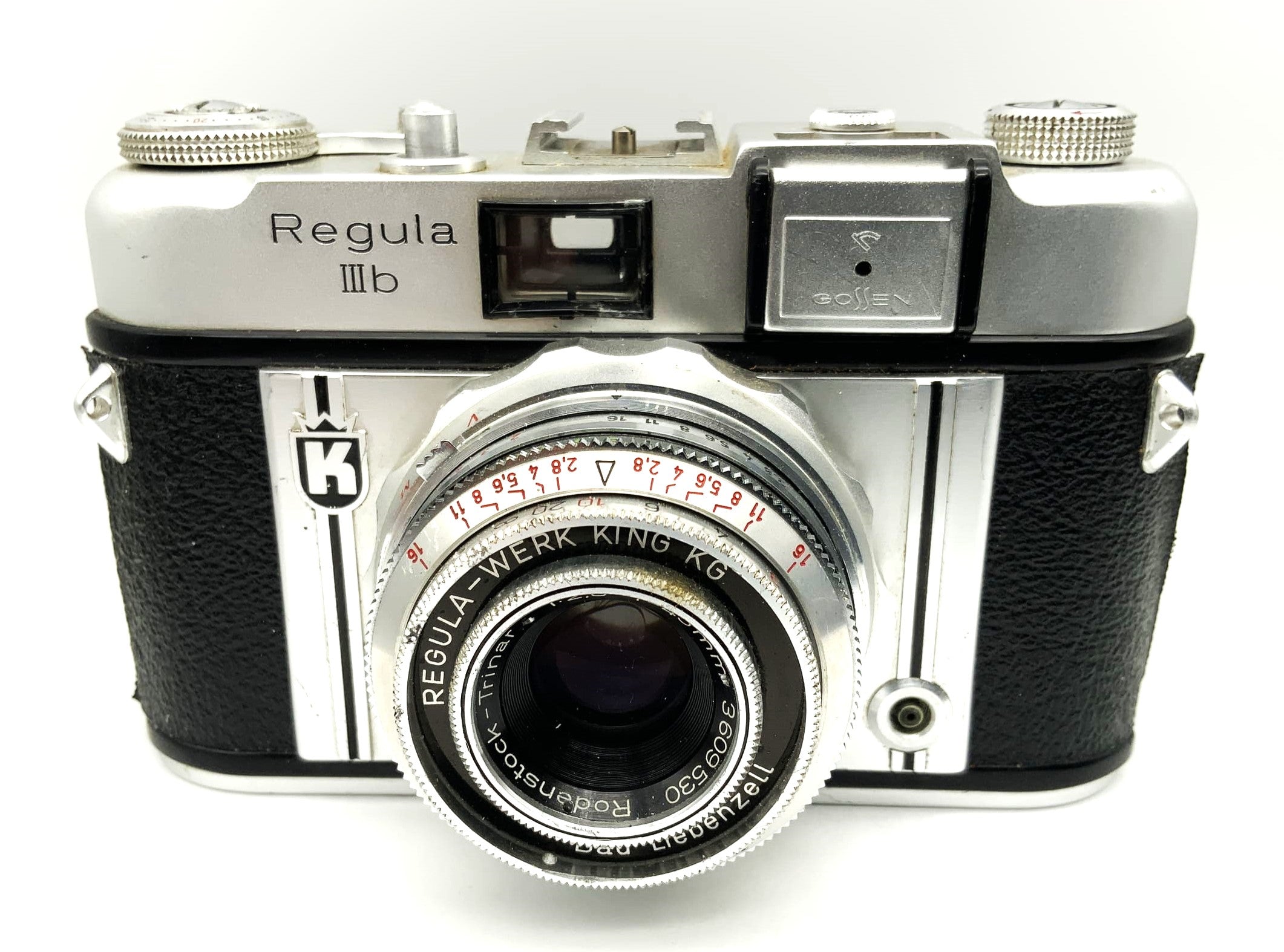 Regula IIIb viewfinder camera with Rodenstock Trinar 1:2.8 45mm Prontor-SVS