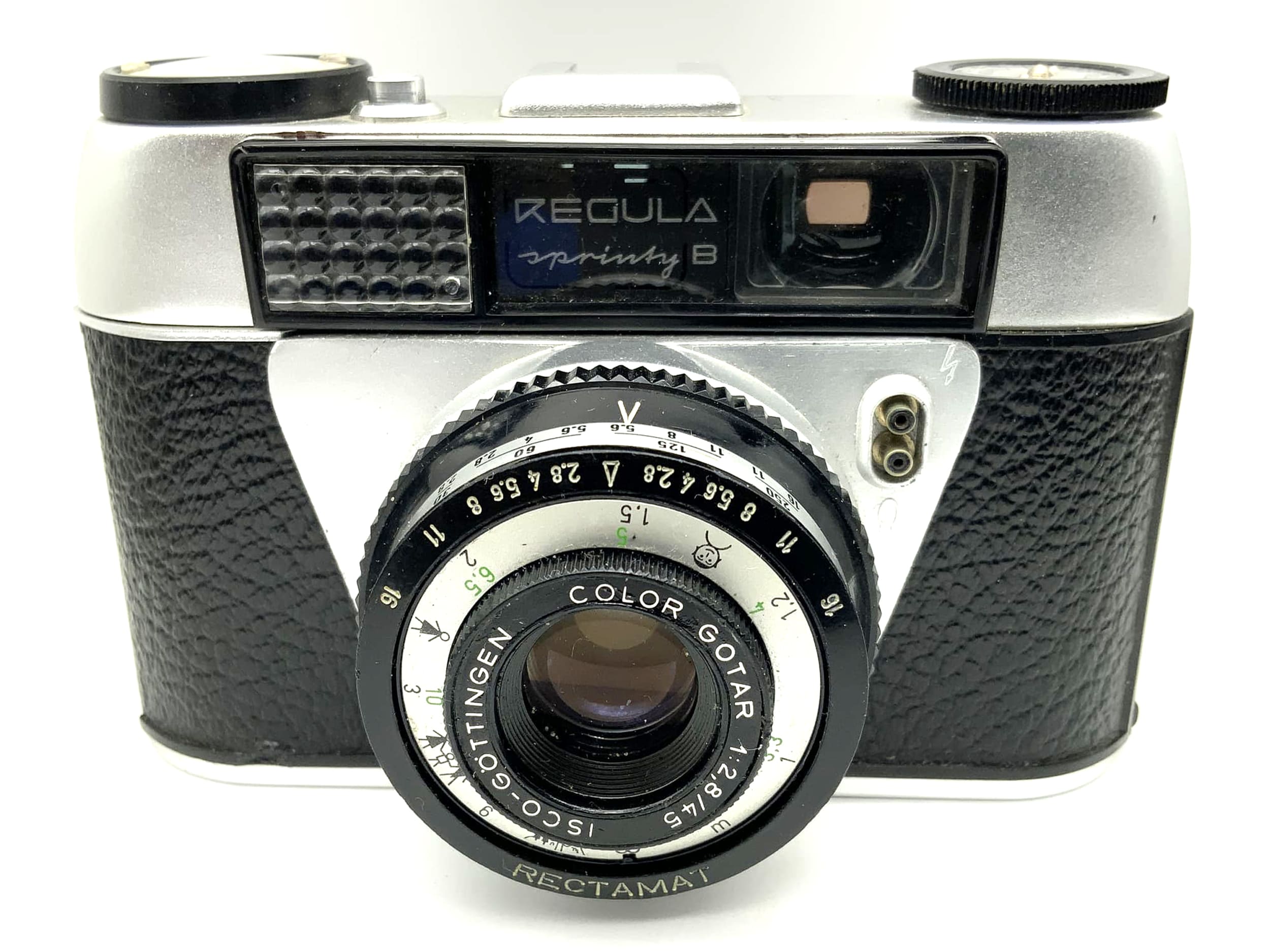 Regula sprinty B viewfinder camera with Color Gotar 1:2.8/45 analog camera Rectamat