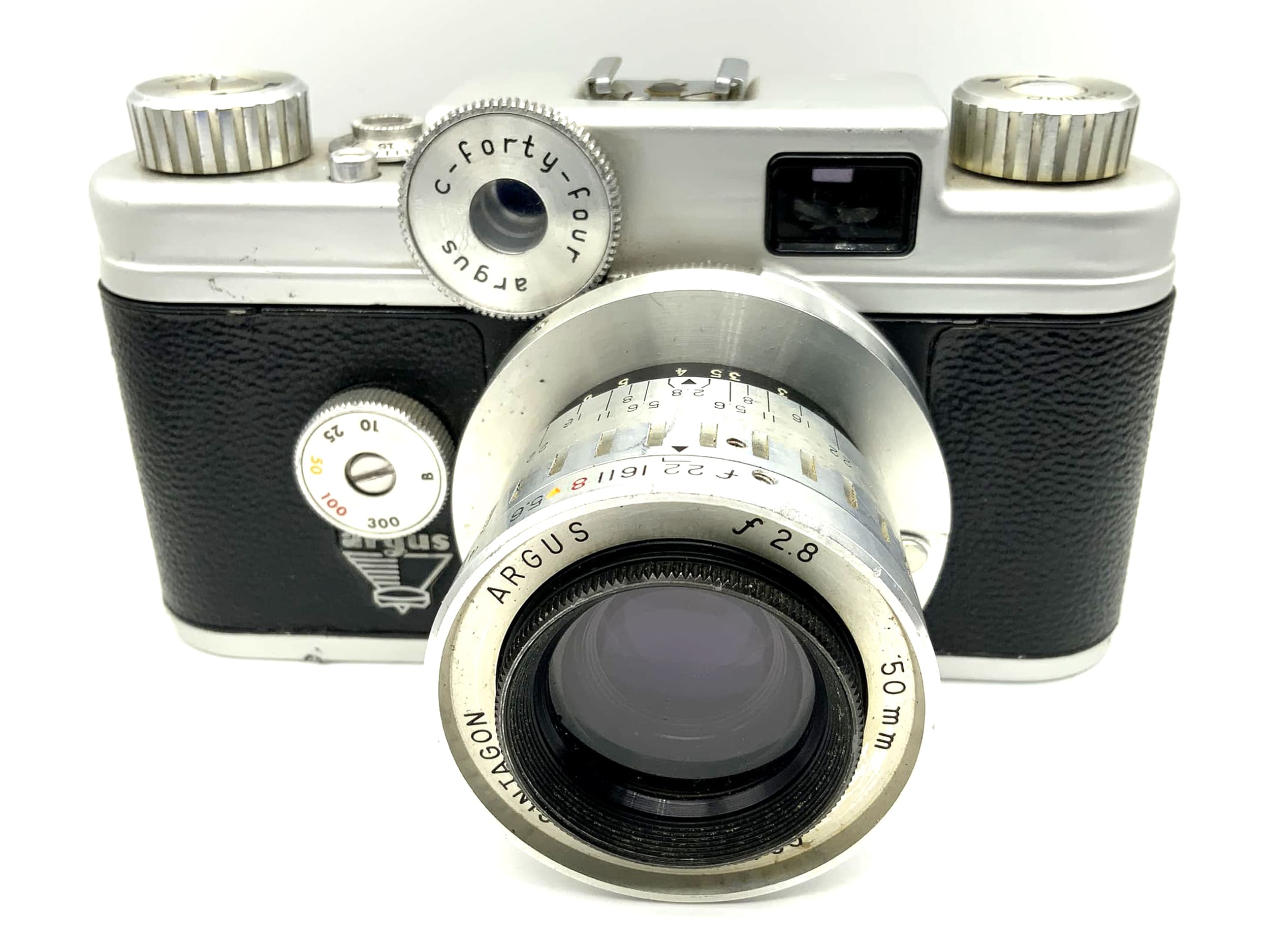 Argus C44 viewfinder camera with Cintagon f2.8 50mm analog camera C forty four