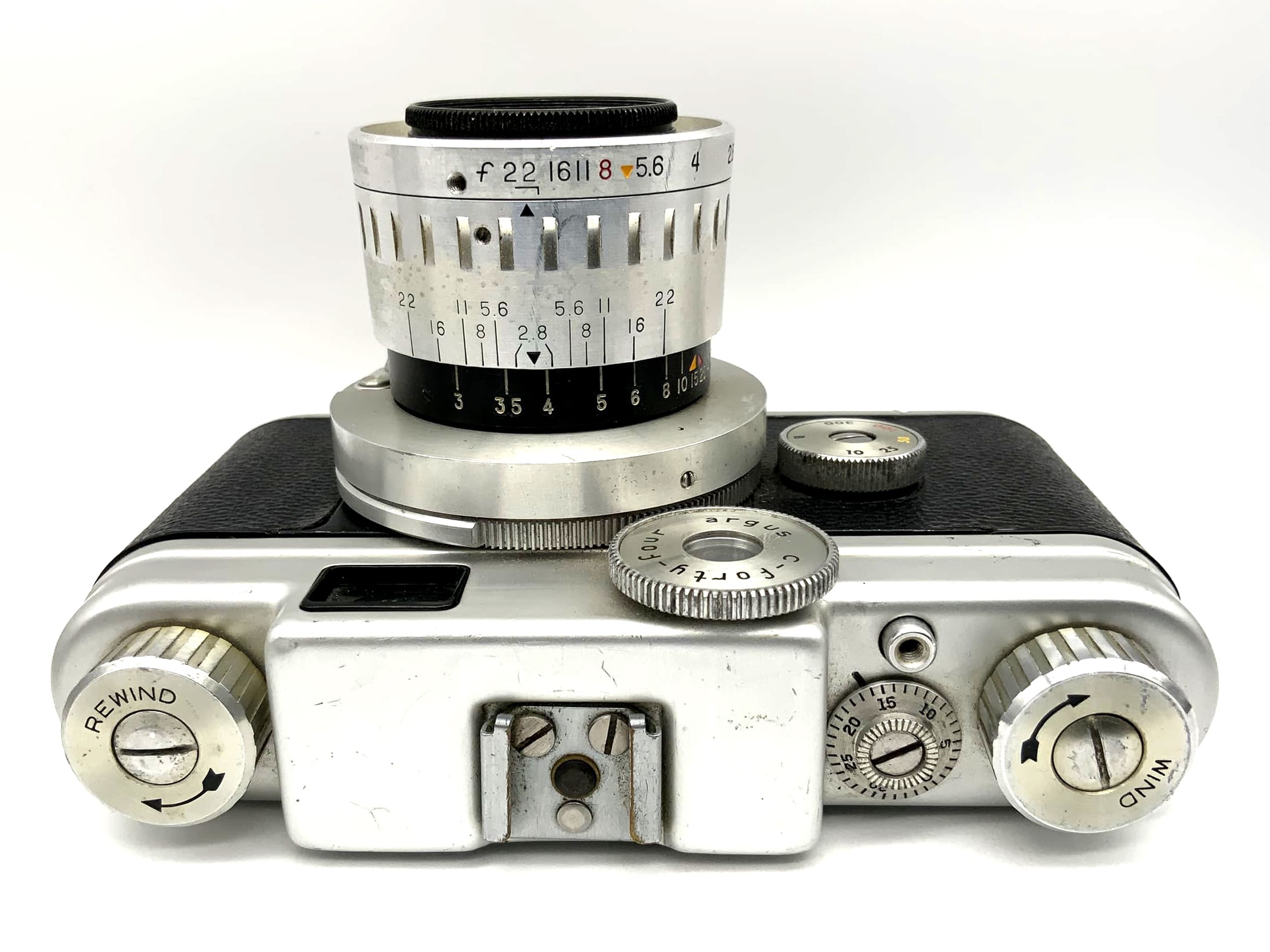 Argus C44 viewfinder camera with Cintagon f2.8 50mm analog camera C forty four