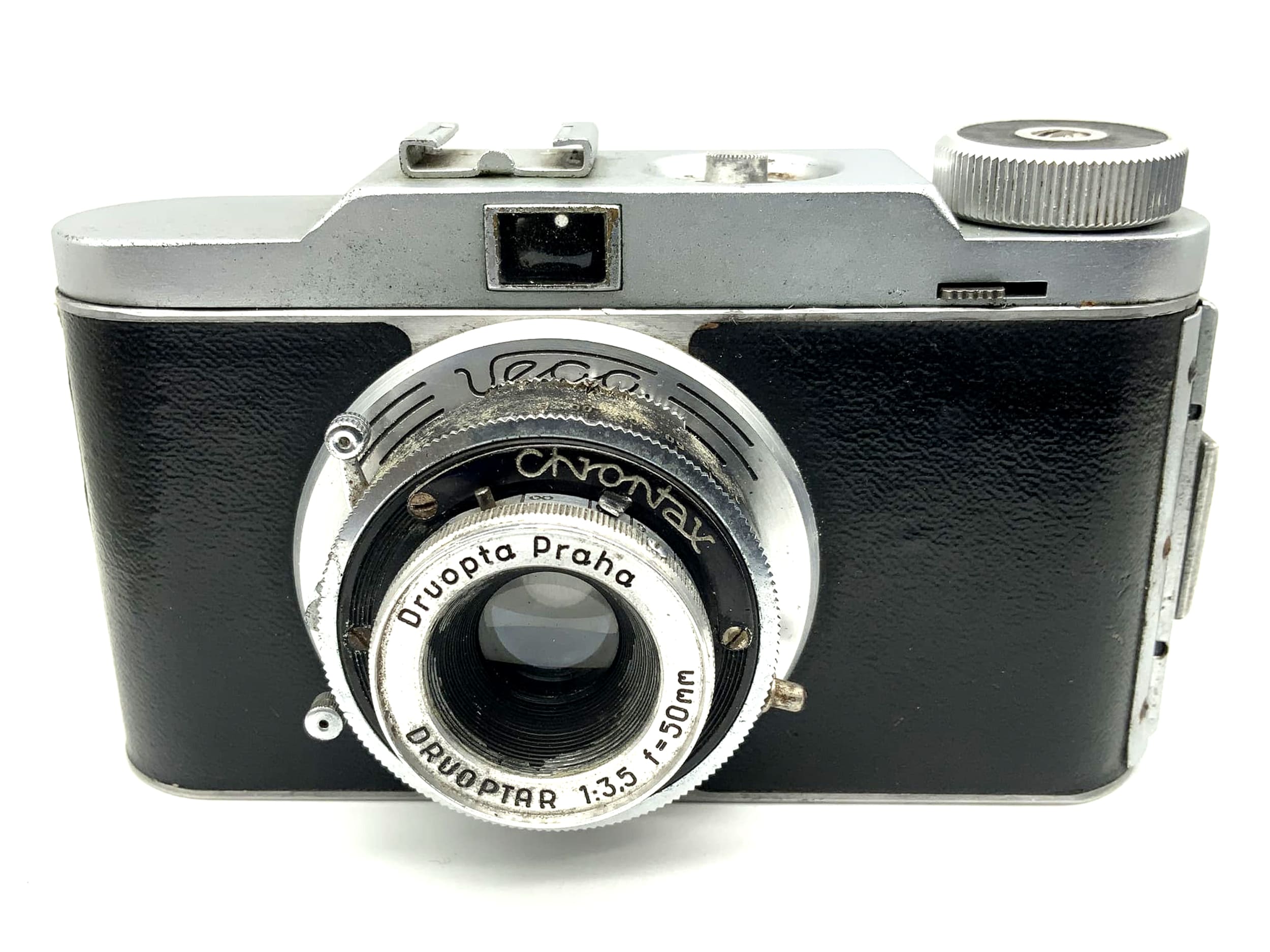 Druopta vega viewfinder camera with Druoptar 1:3.5/50mm analog camera Praha