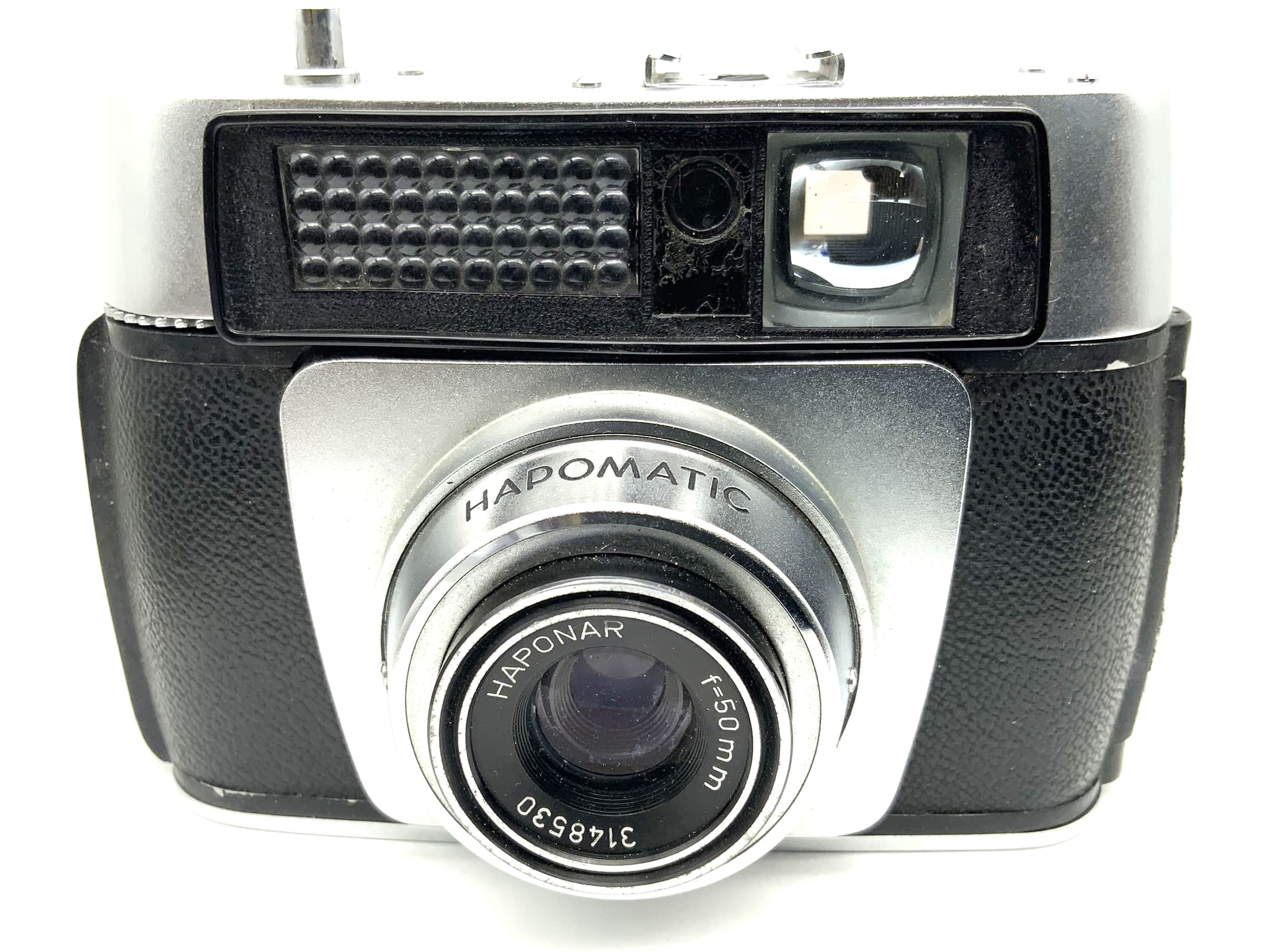 Haptomatic viewfinder camera with Haptonar 50mm analog camera