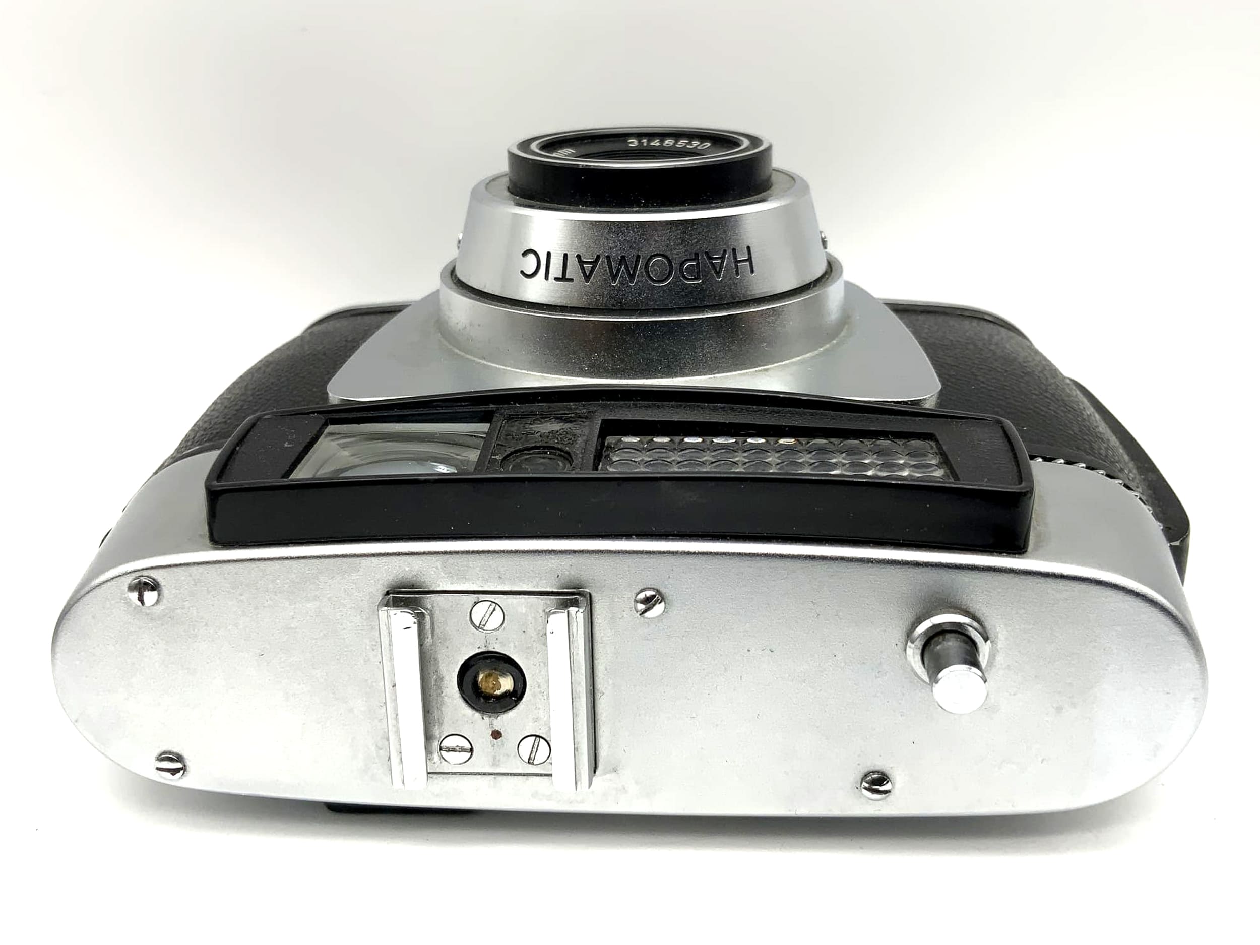 Haptomatic viewfinder camera with Haptonar 50mm analog camera