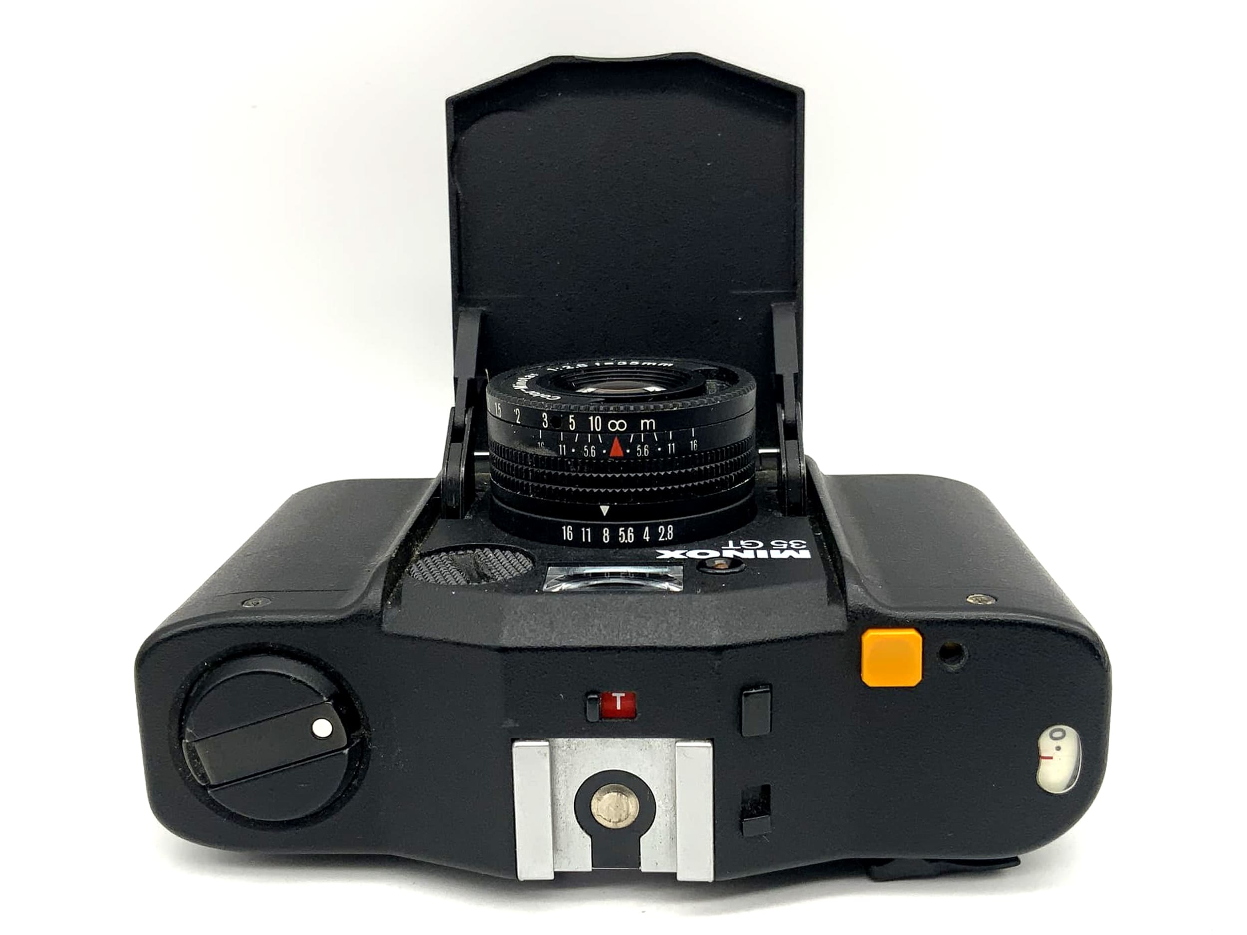 Minox 35 GT rangefinder camera with Color Minotar 1:2.8 35mm Point&amp;Shoot lens! Light meter defective!