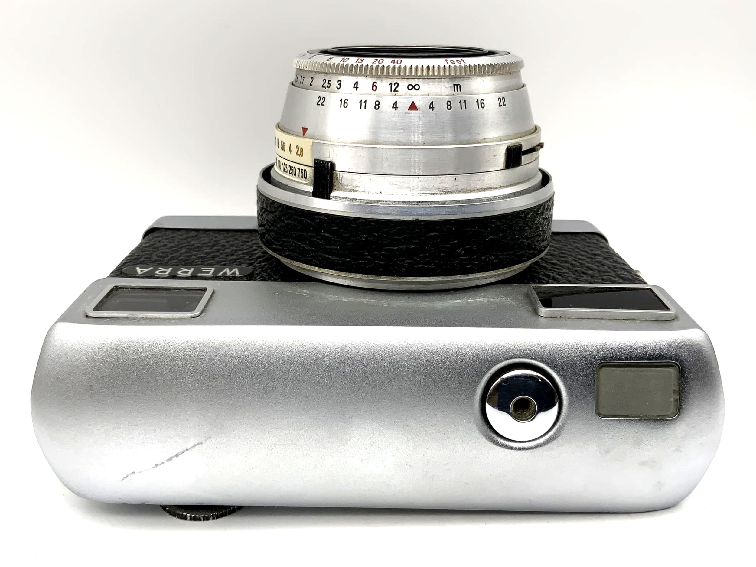 Carl Zeiss Jena Werra I rangefinder camera with Tessar 2.8/50 lens! Light meter defective!