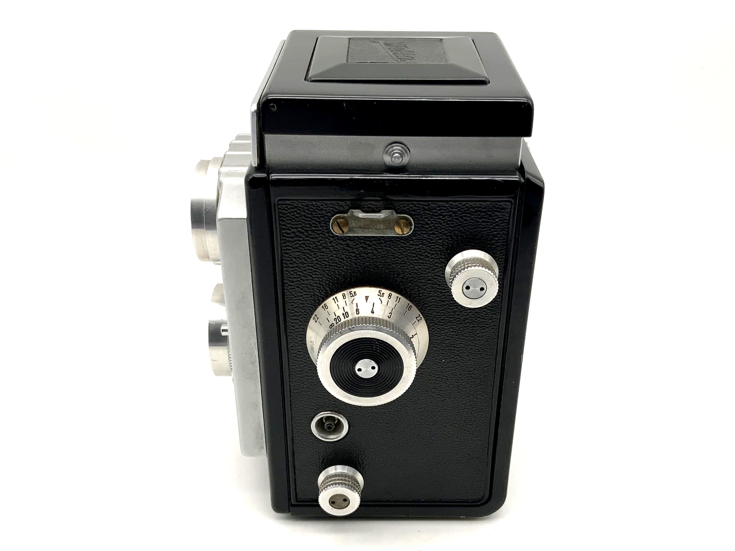 Welta Weltaflex TLR with E.Ludwig Meritar 1:3.5 / 75mm red V Vebur twin-lens reflex