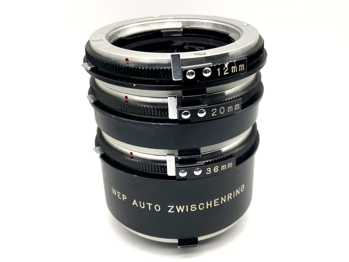 WEP car intermediate ring set 12mm + 20mm + 36mm Macro Close Up (Minolta MD)
