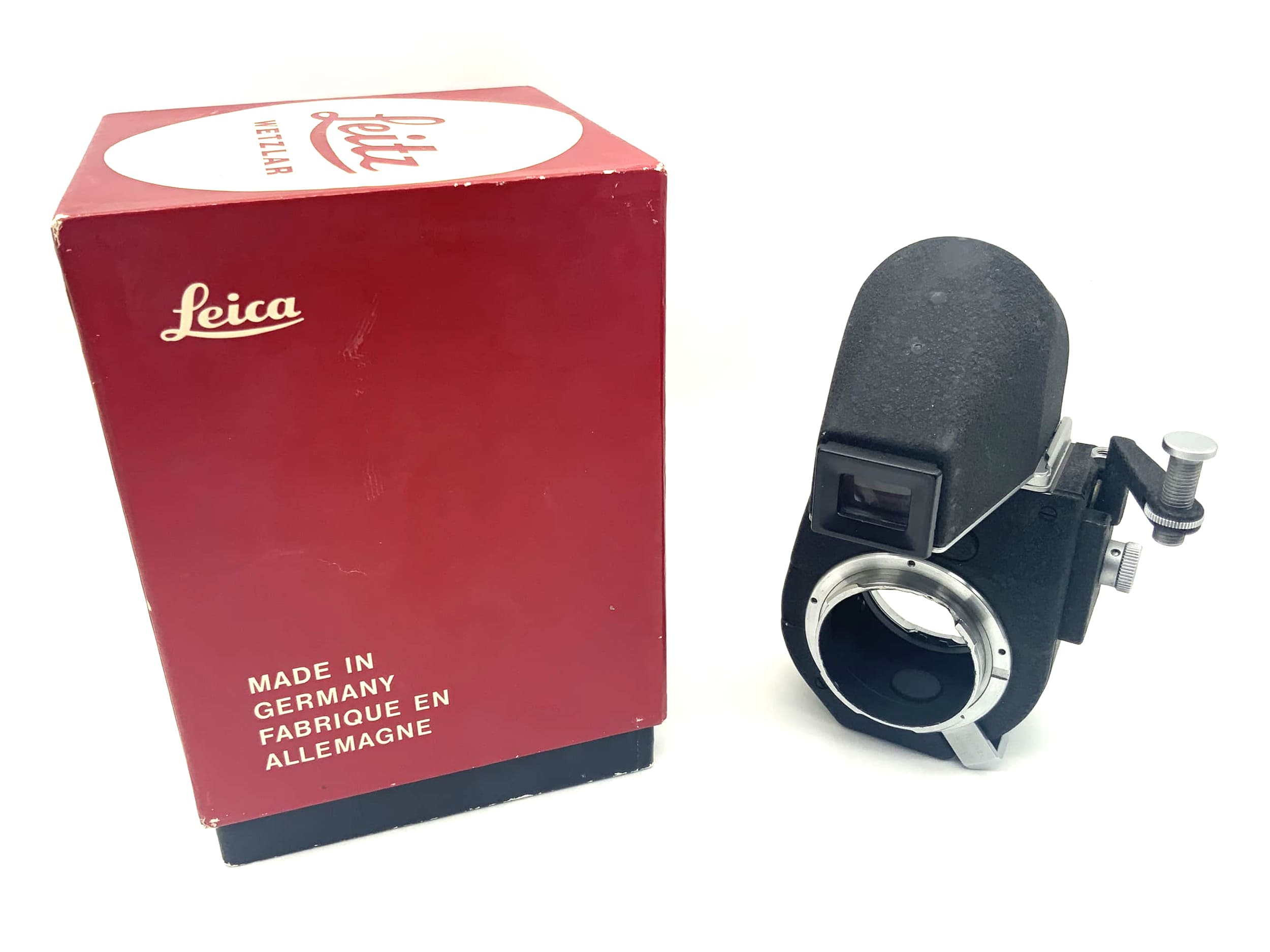 Leitz Wetzlar Visoflex III mirror box with magnifying lens 16 498 in original packaging Leica M