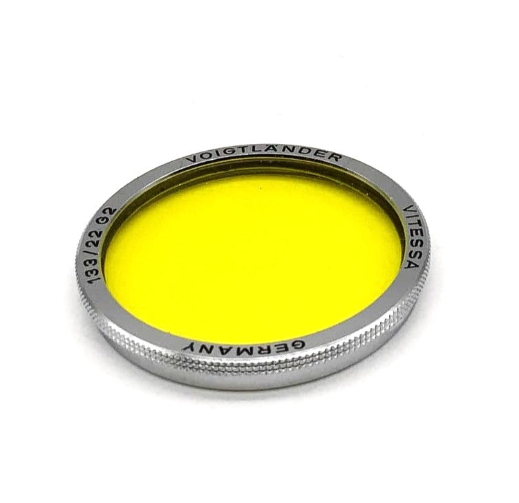 Voigtländer color filter 133/22 G2 Yellow (Vitessa)